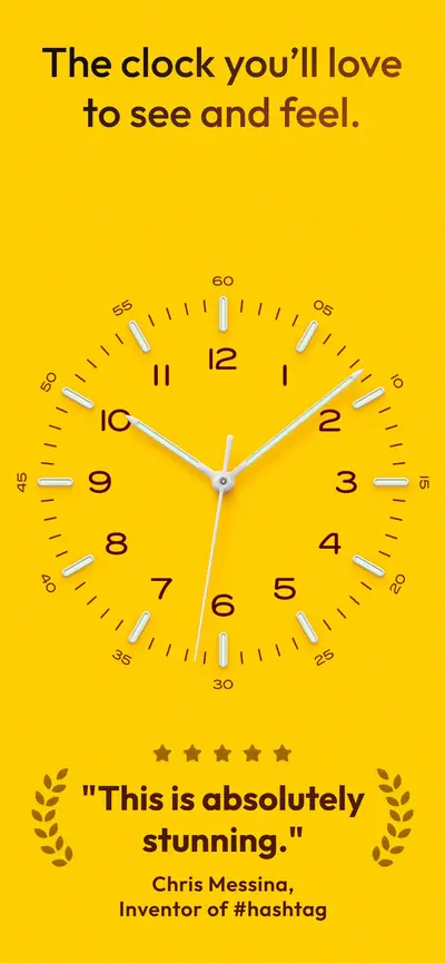 Bauhaus Clock app store screenshot 1 — Lifestyle (iOS)