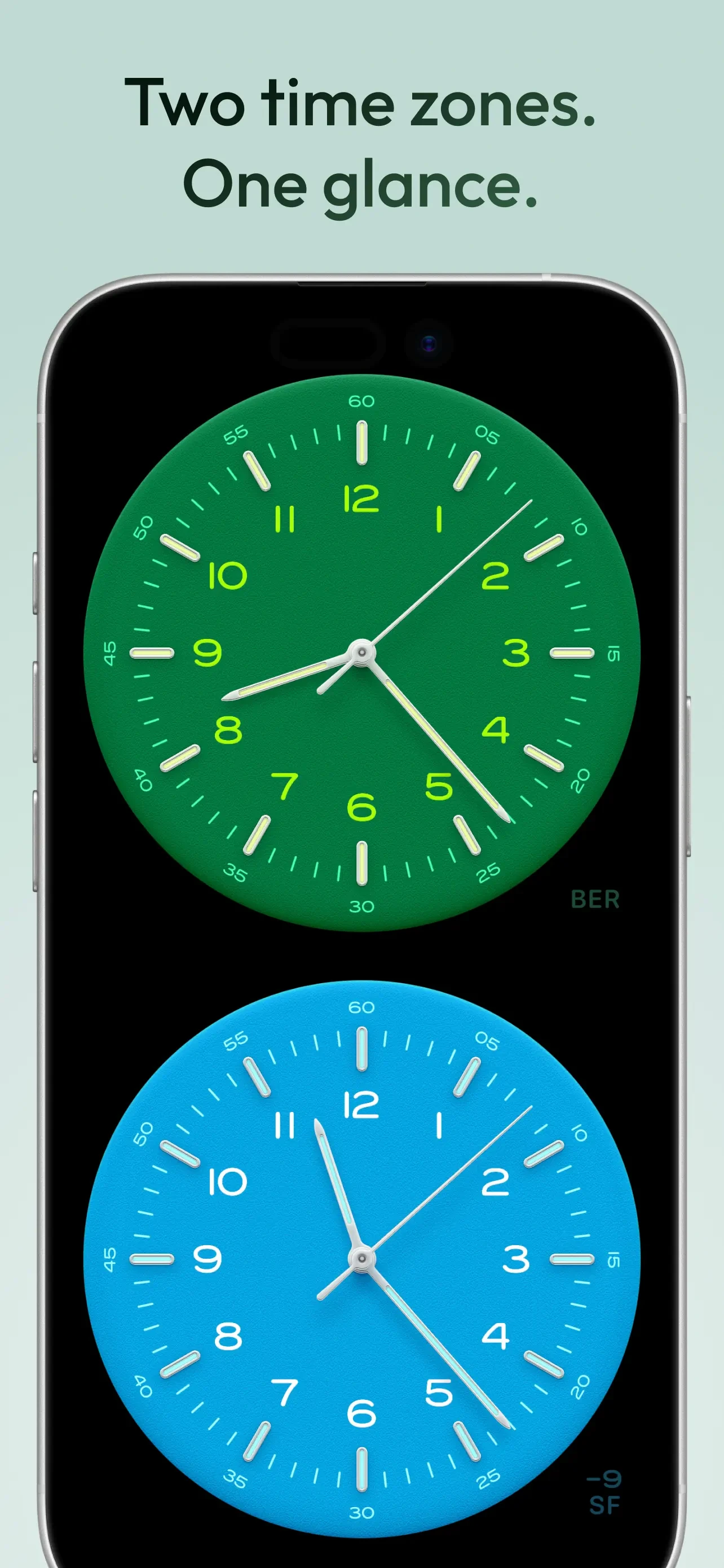 Bauhaus Clock app store screenshot 2 — Lifestyle (iOS)