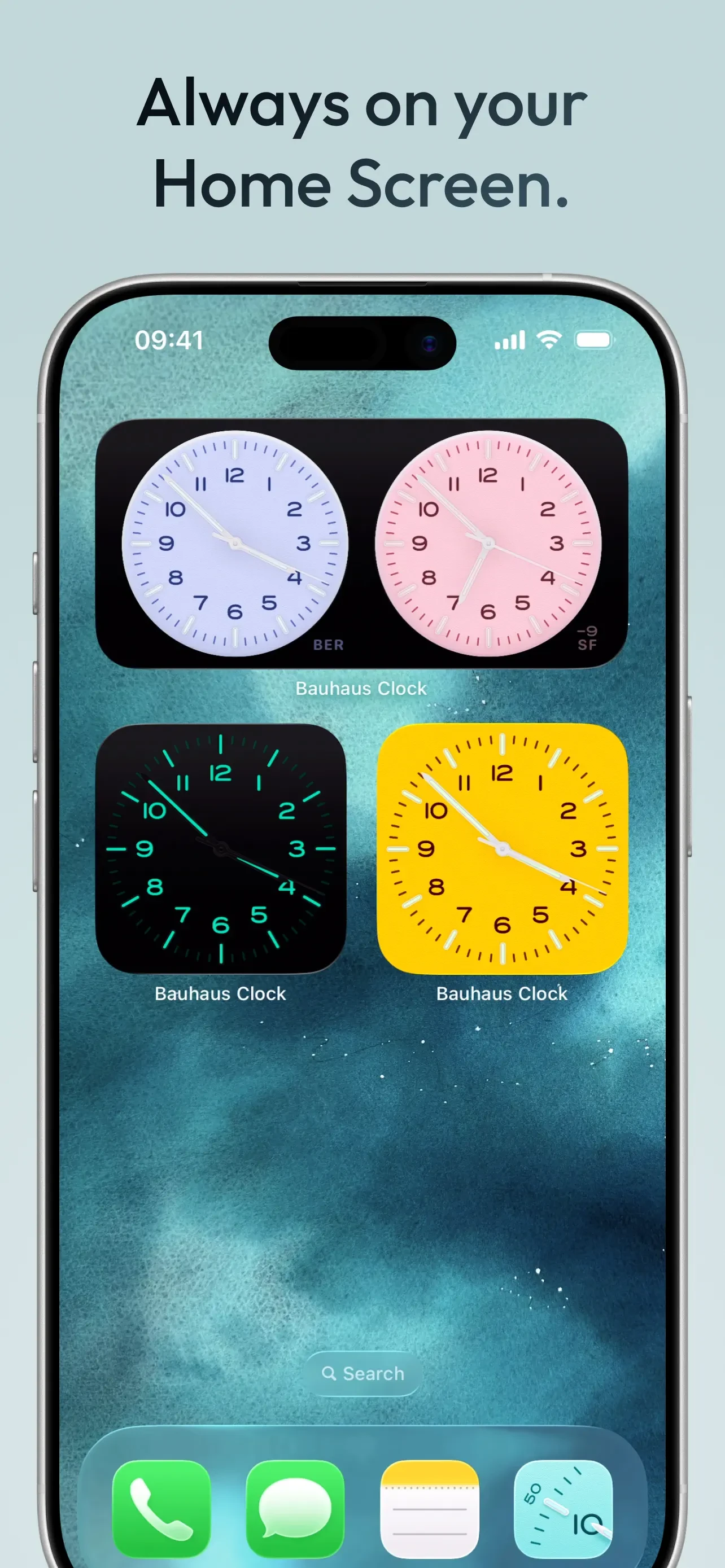 Bauhaus Clock app store screenshot 6 — Lifestyle (iOS)