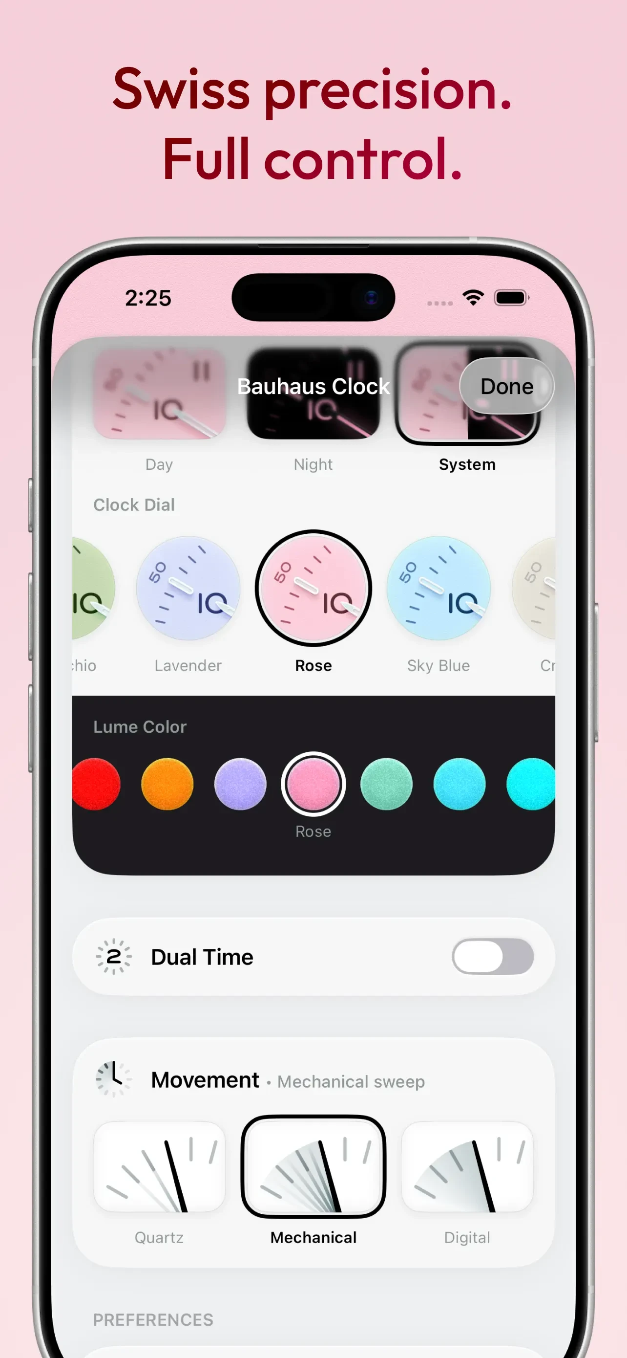 Bauhaus Clock app store screenshot 7 — Lifestyle (iOS)