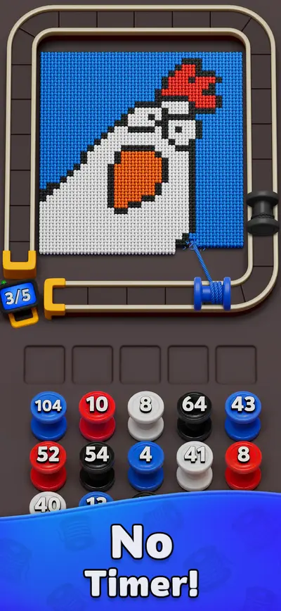 Yarn Loop: Knit Puzzle app store screenshot 1 — Games (iOS)