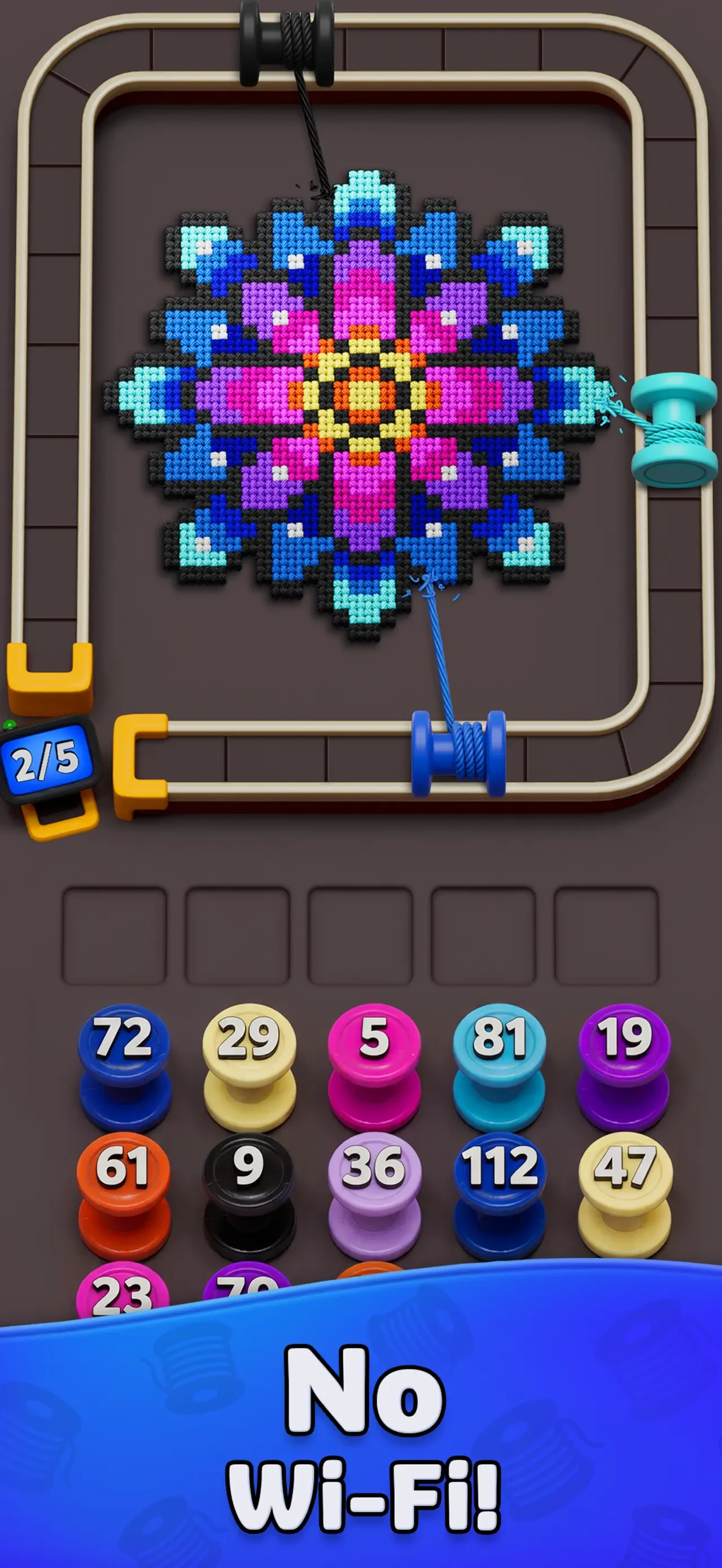Yarn Loop: Knit Puzzle app store screenshot 2 — Games (iOS)