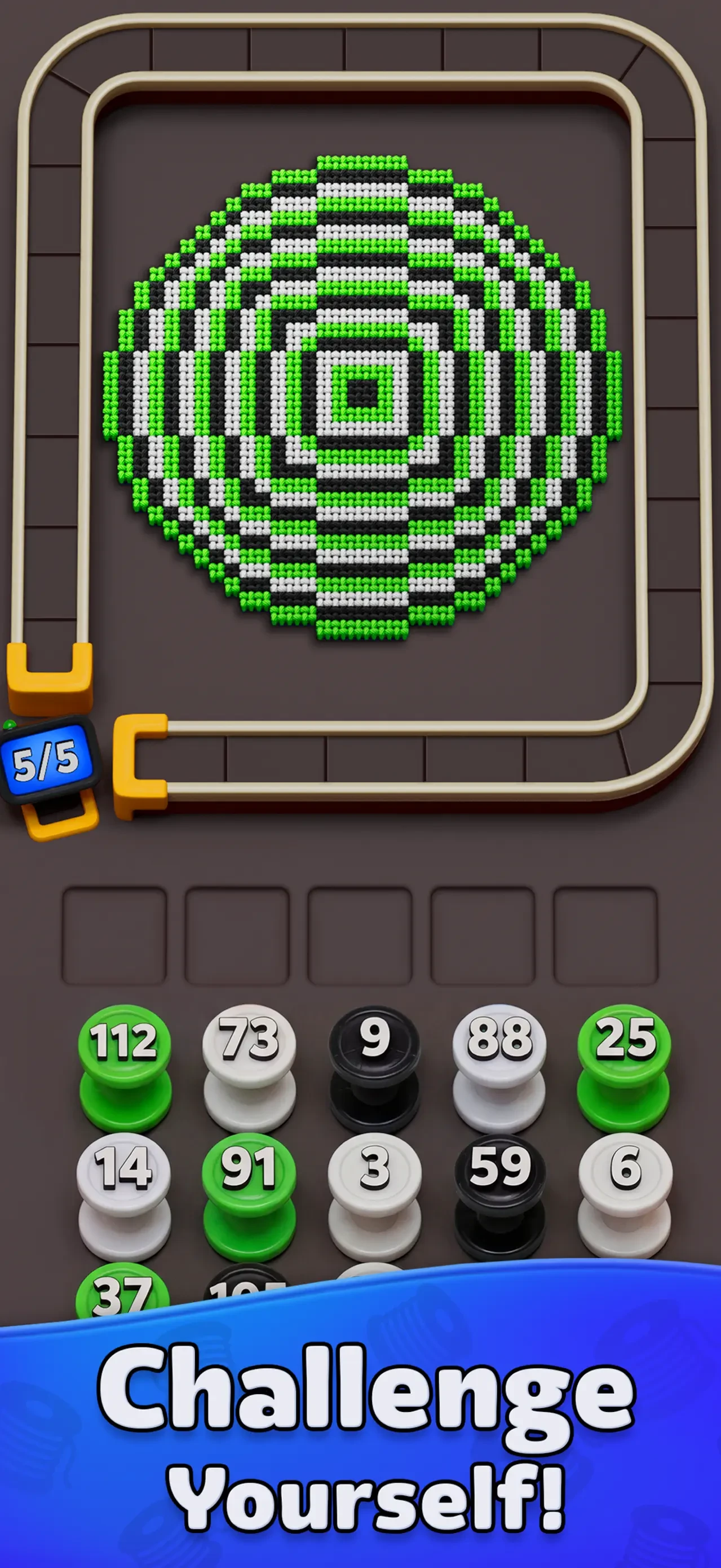 Yarn Loop: Knit Puzzle app store screenshot 4 — Games (iOS)