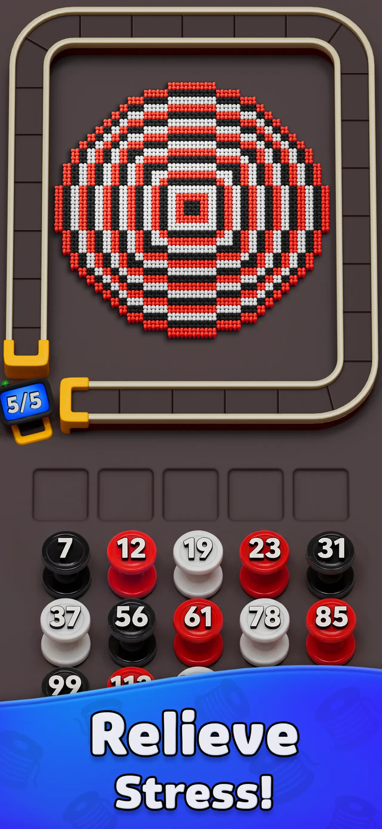 Yarn Loop: Knit Puzzle app store screenshot 6 — Games (iOS)