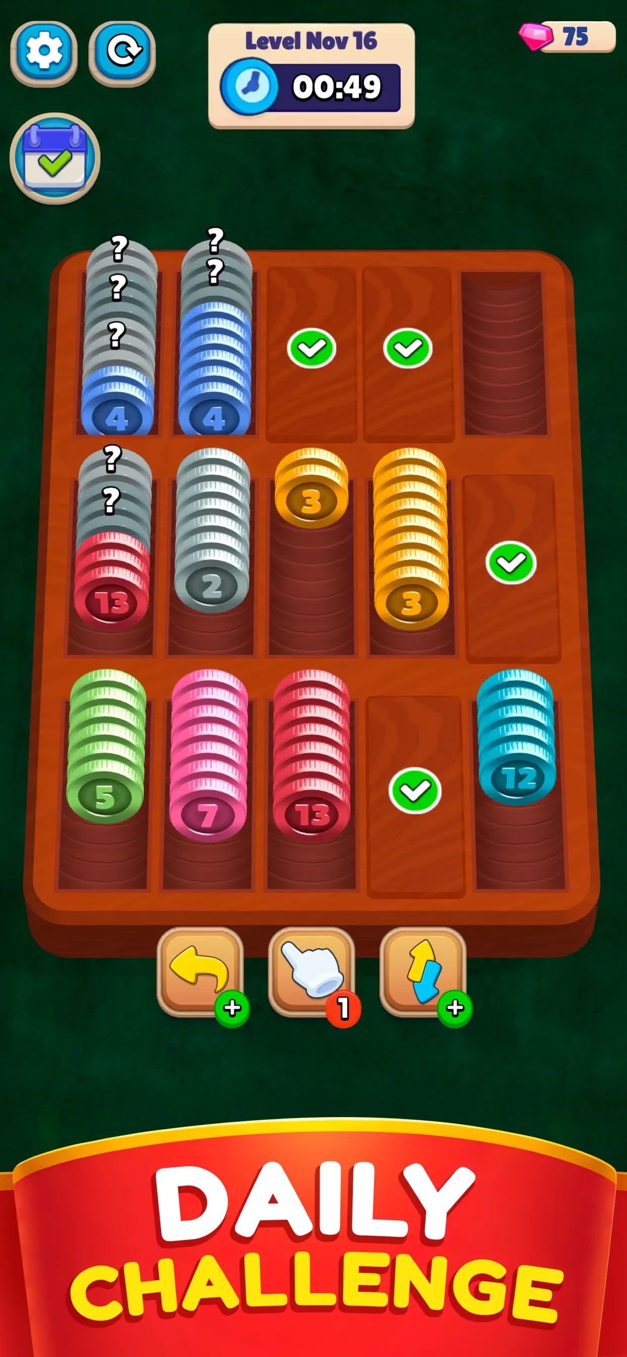 Pocket Sort: Coin Merge Puzzle app store screenshot 5 — Games (iOS)