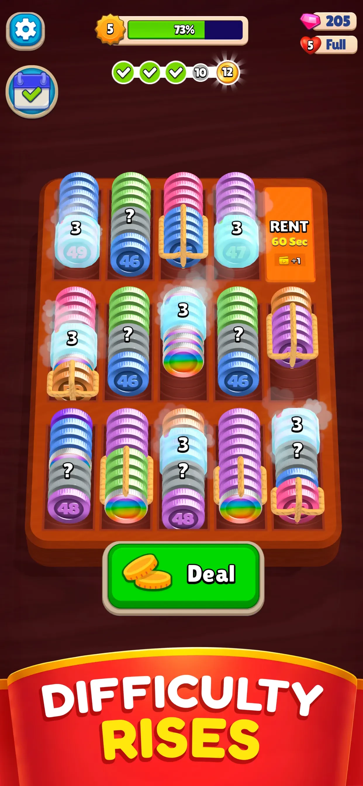 Pocket Sort: Coin Merge Puzzle app store screenshot 6 — Games (iOS)