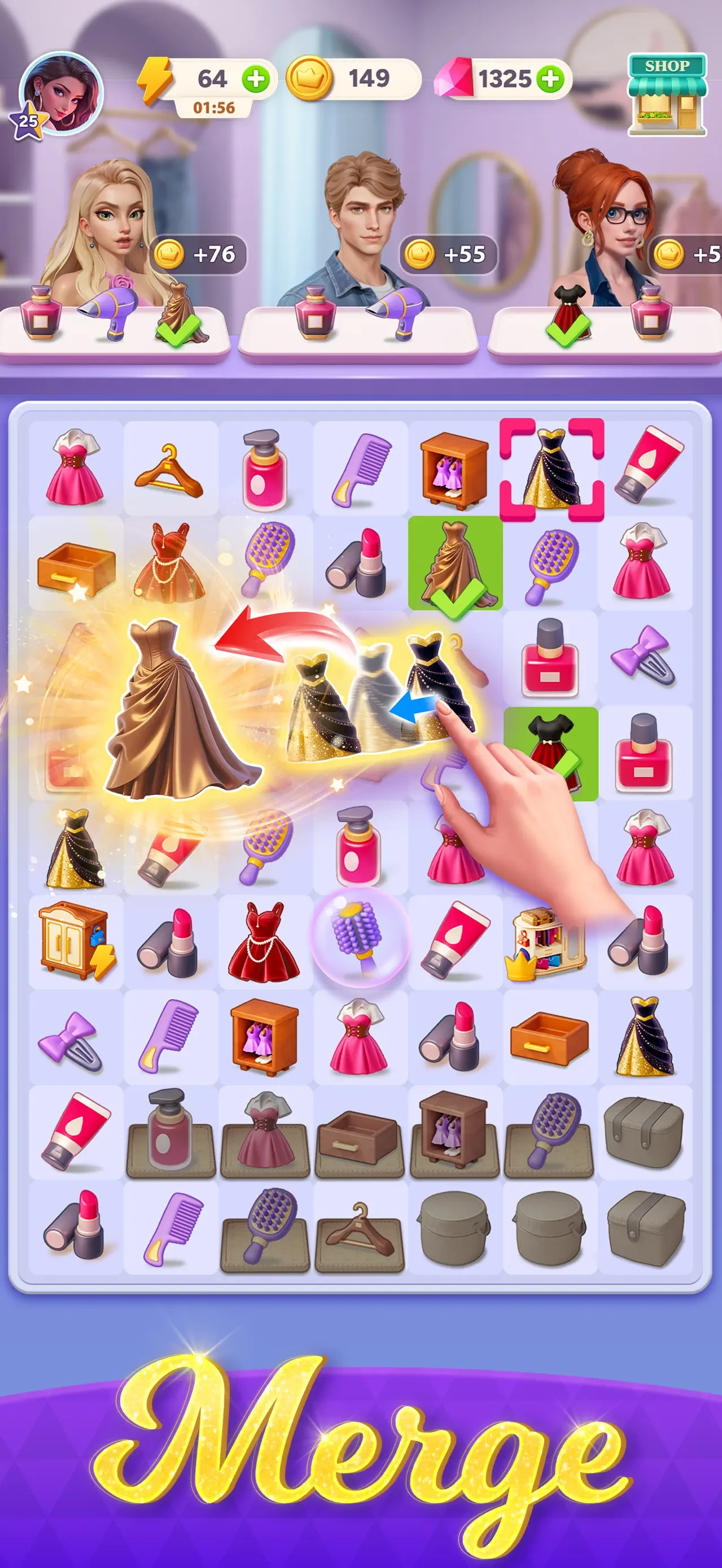 Hollywood Merge app store screenshot 5 — Games (iOS)