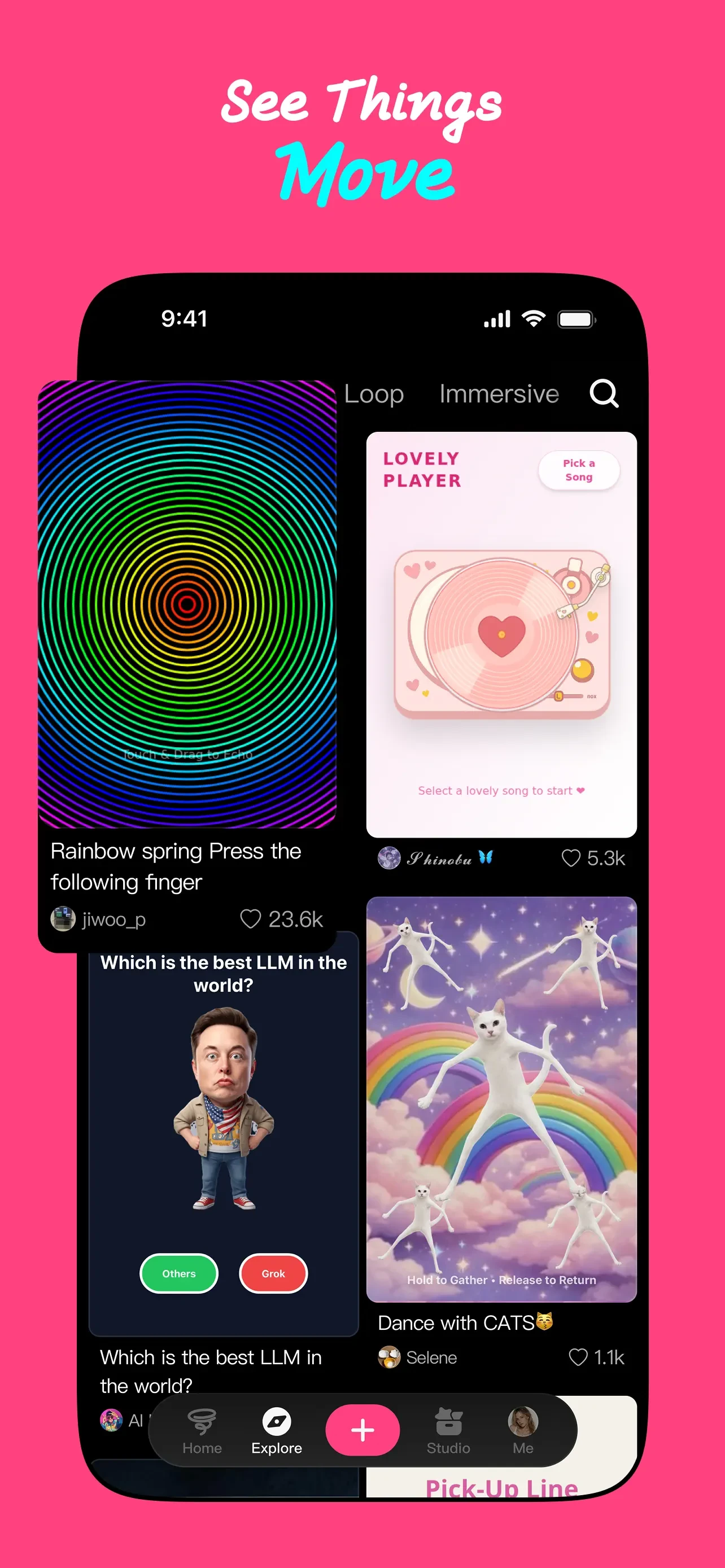 Loopit - Make playables app store screenshot 2 — Entertainment (iOS)