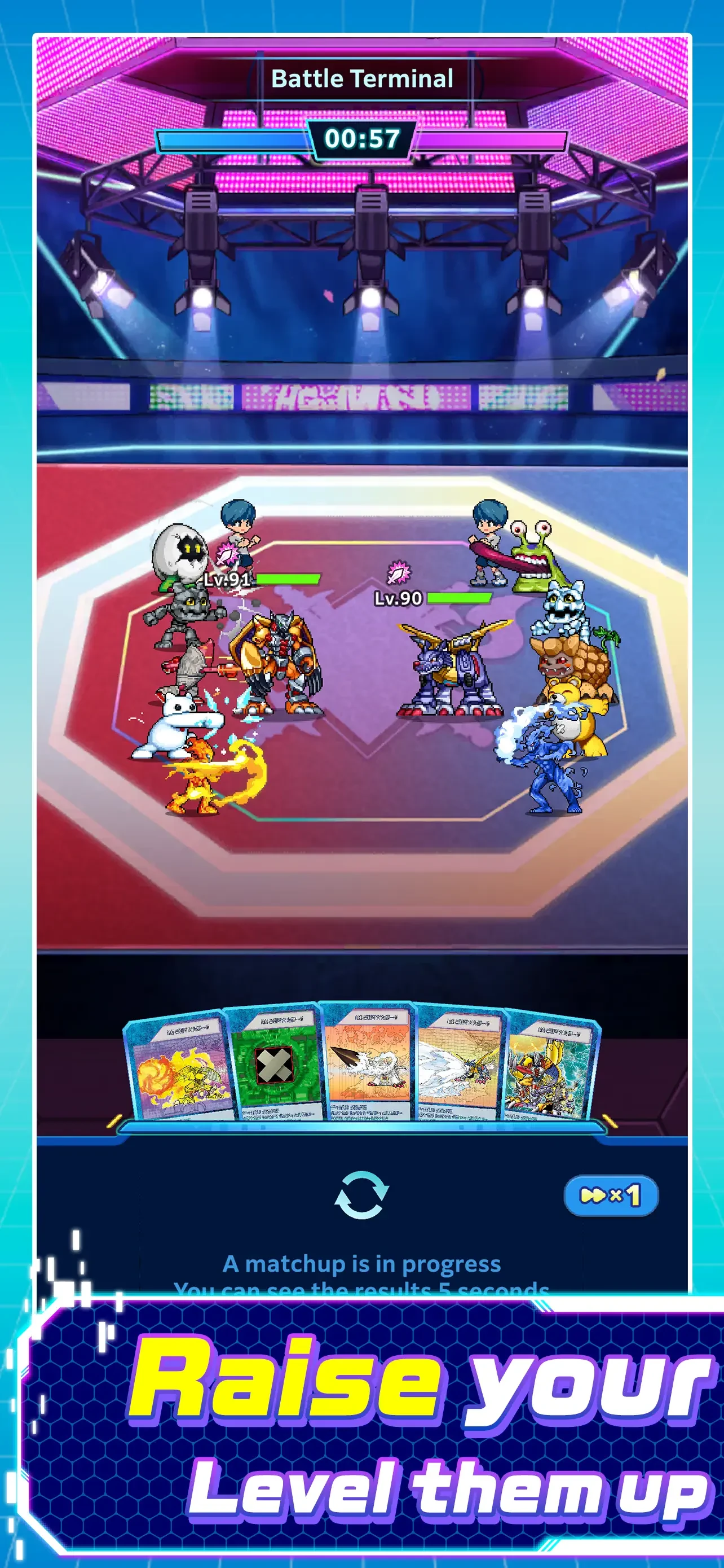 DIGIMON UP app store screenshot 1 — Games (iOS)