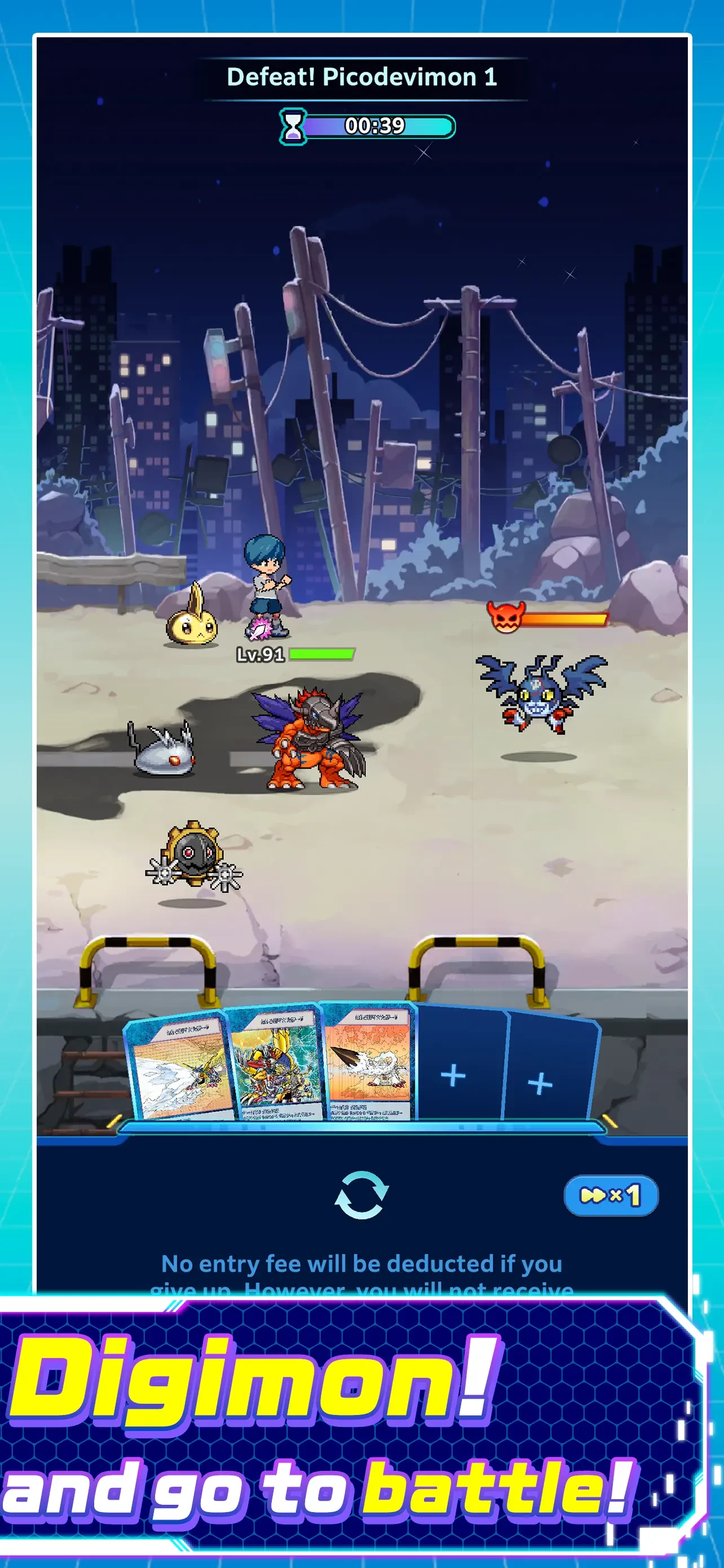 DIGIMON UP app store screenshot 2 — Games (iOS)