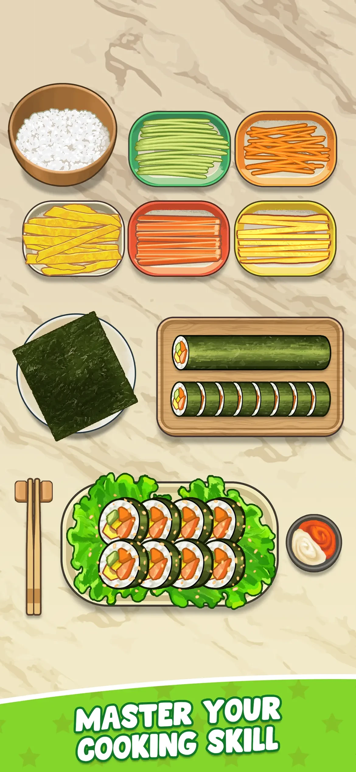 Cookingo: Perfect Meal app store screenshot 2 — Games (iOS)