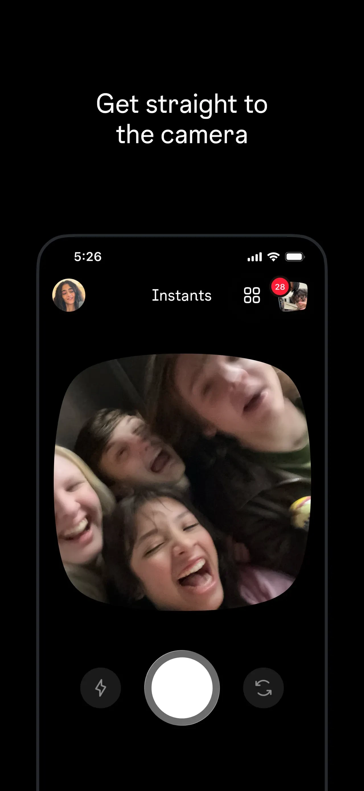 Instants, an Instagram app app store screenshot 2 — Social Networking (iOS)