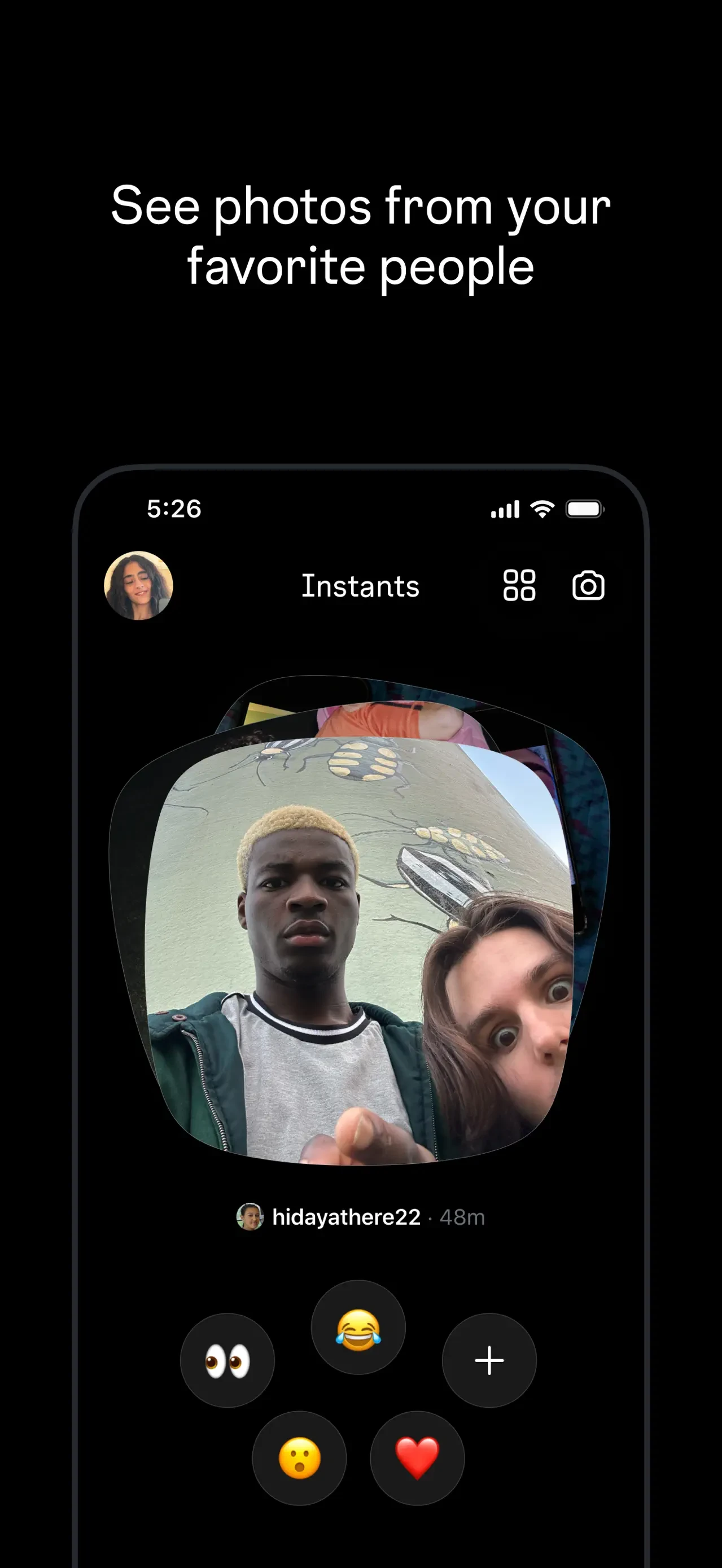 Instants, an Instagram app app store screenshot 3 — Social Networking (iOS)