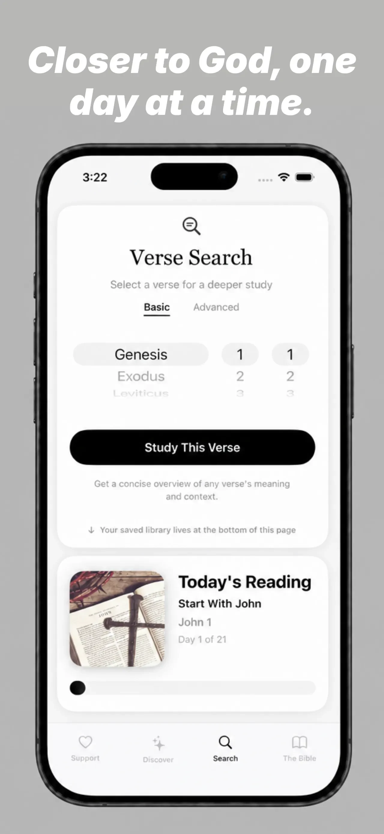 Scroll The Bible app store screenshot 4 — Unknown (iOS)