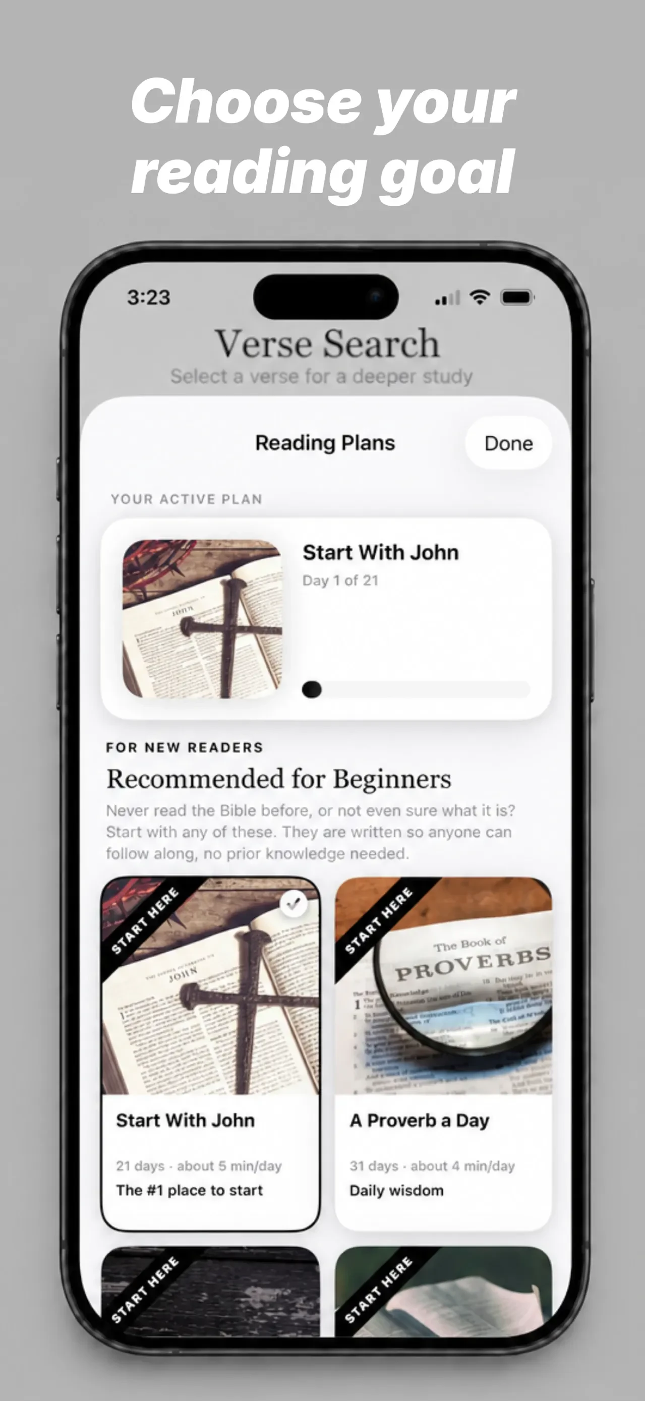 Scroll The Bible app store screenshot 5 — Unknown (iOS)