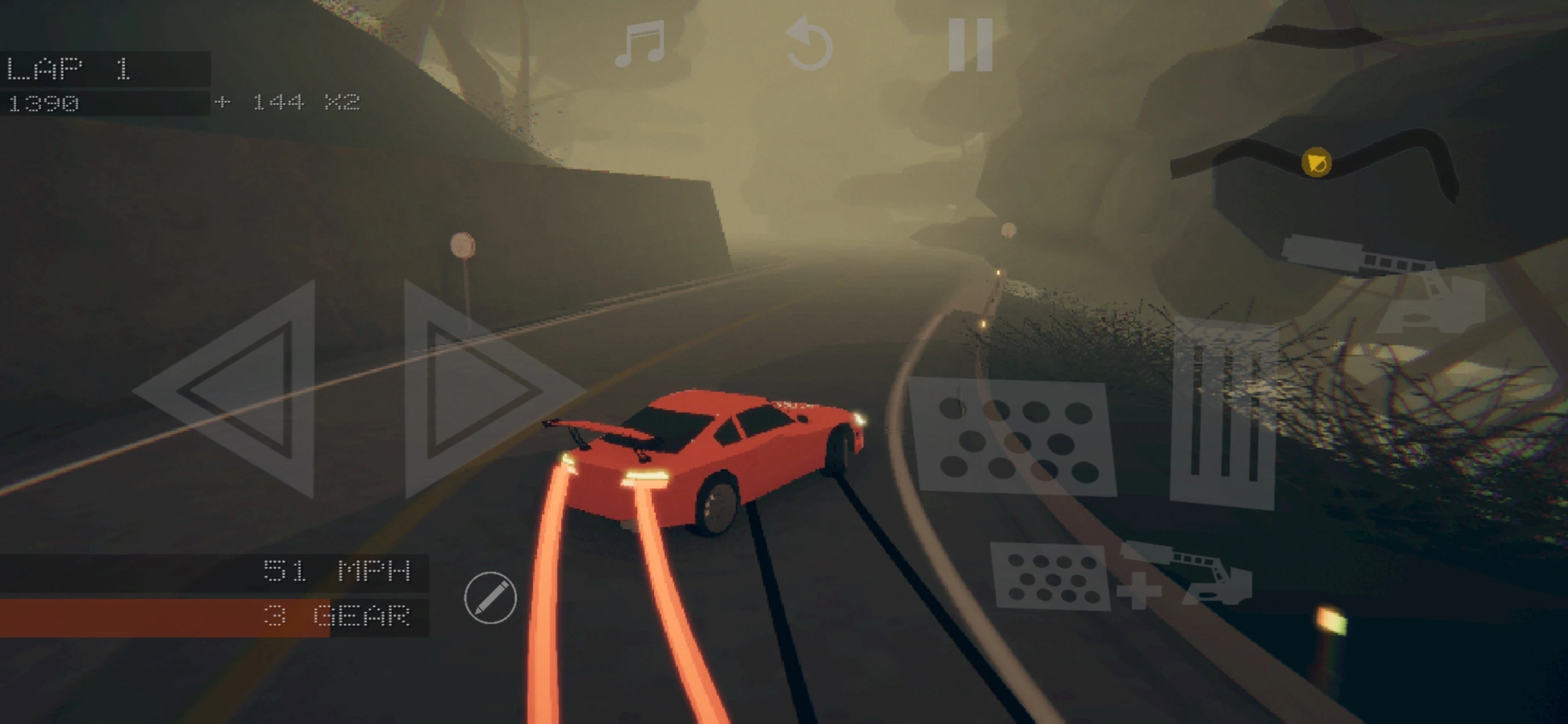 Sideways Drift app store screenshot 2 — Games (iOS)