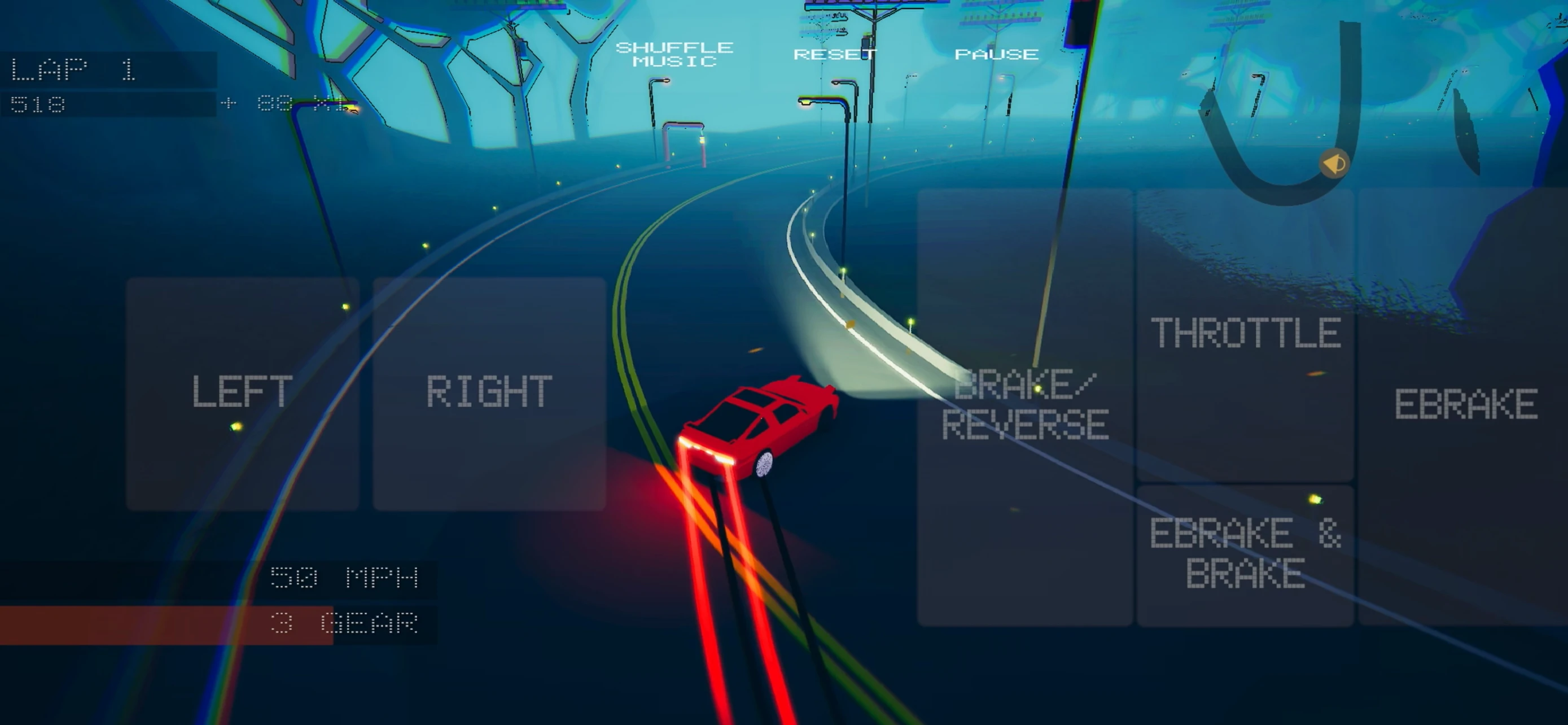 Sideways Drift app store screenshot 4 — Games (iOS)