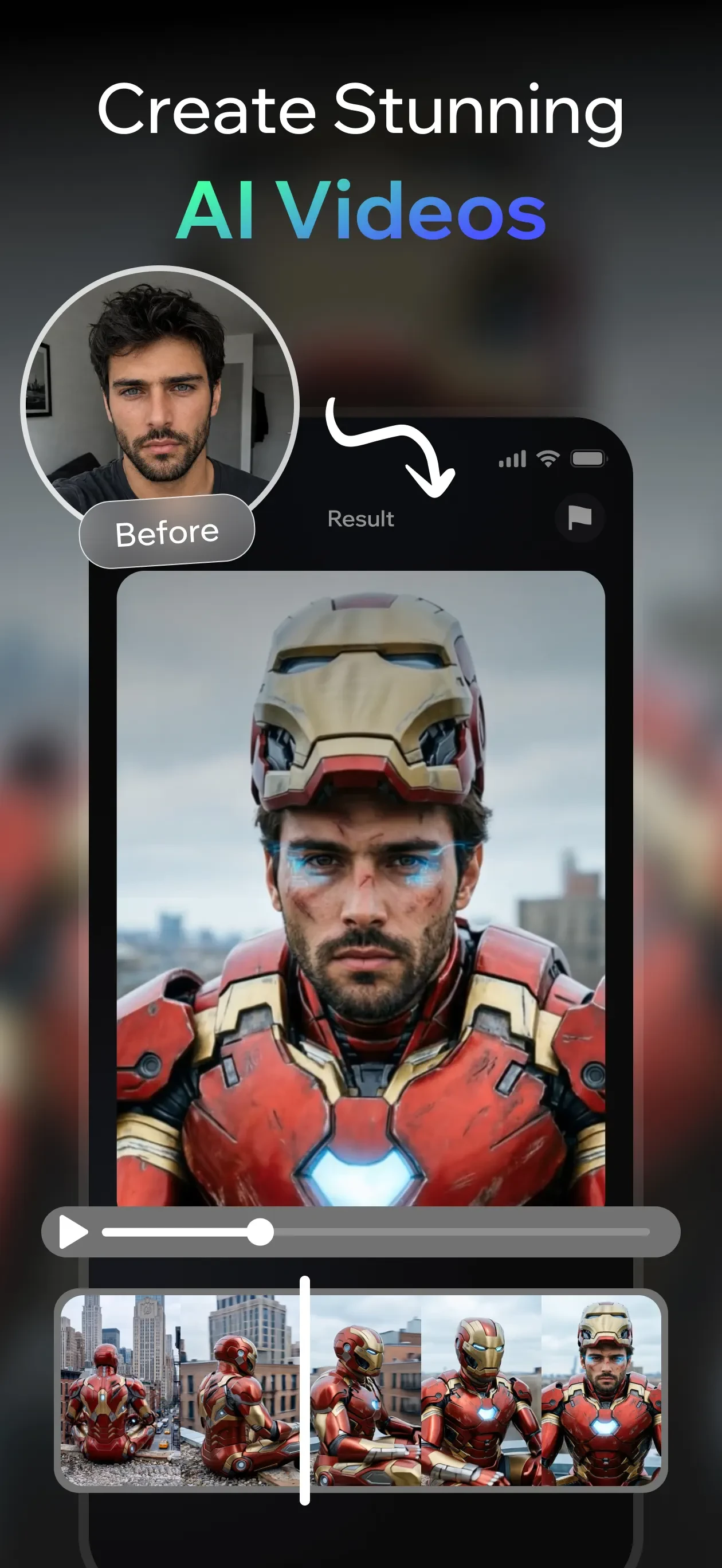 AI Video Generator - Vixel app store screenshot 3 — Unknown (iOS)