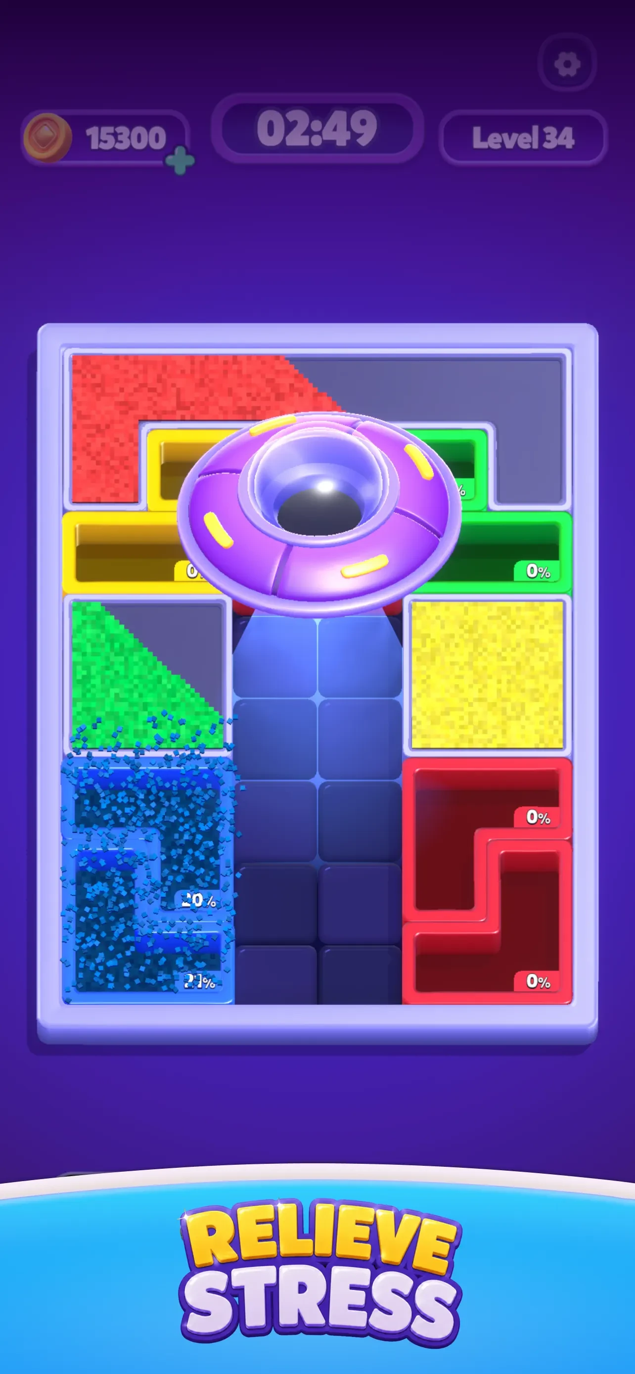 Sand Blocks: Drop Puzzle app store screenshot 3 — Games (iOS)