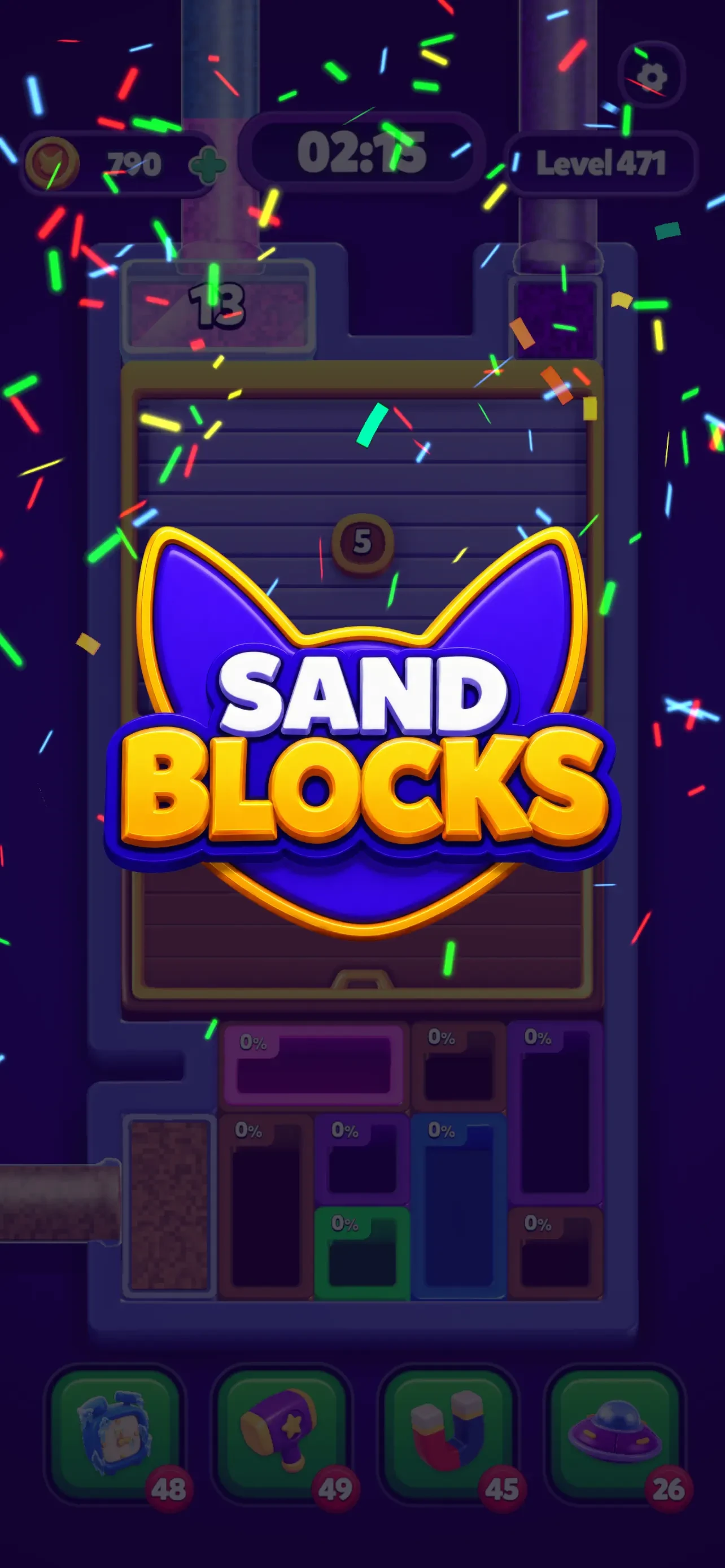 Sand Blocks: Drop Puzzle app store screenshot 7 — Games (iOS)