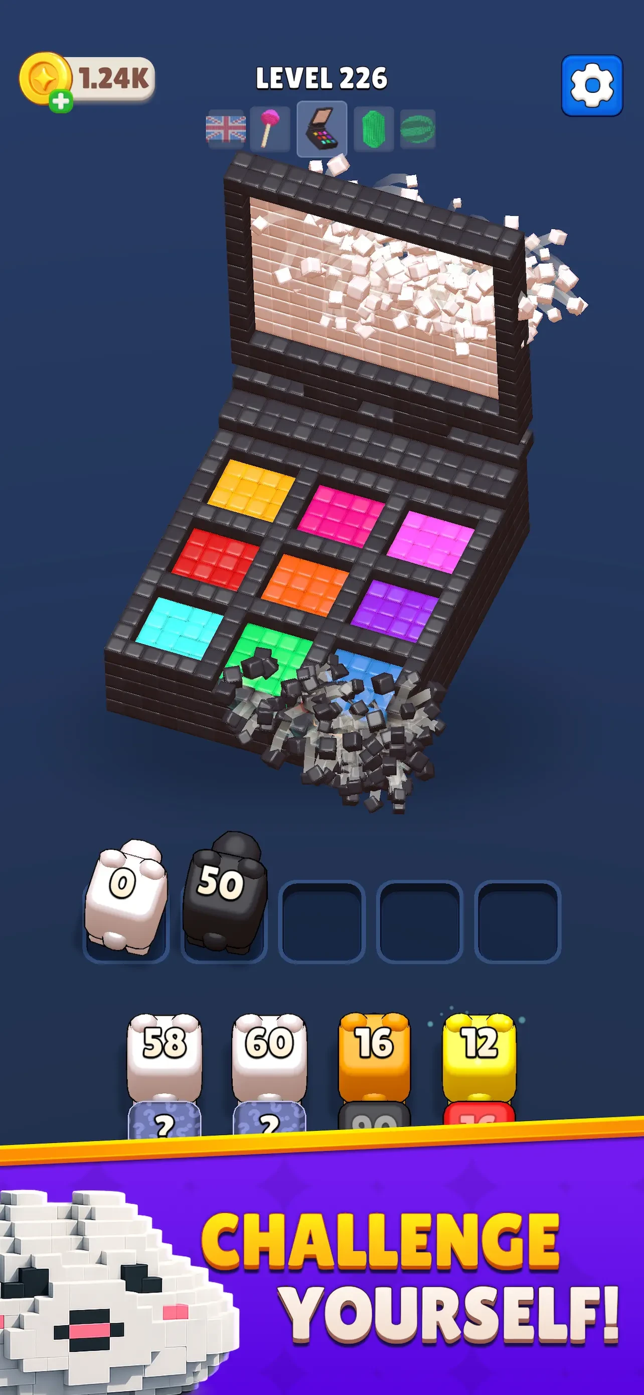 Cube Land Puzzle Game app store screenshot 3 — Games (iOS)