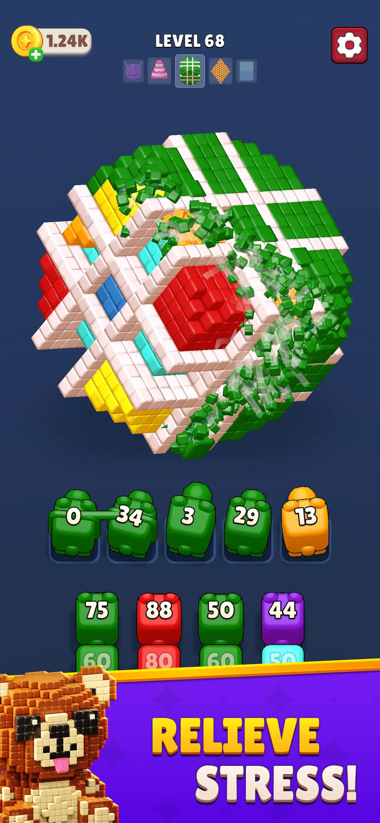 Cube Land Puzzle Game app store screenshot 5 — Games (iOS)