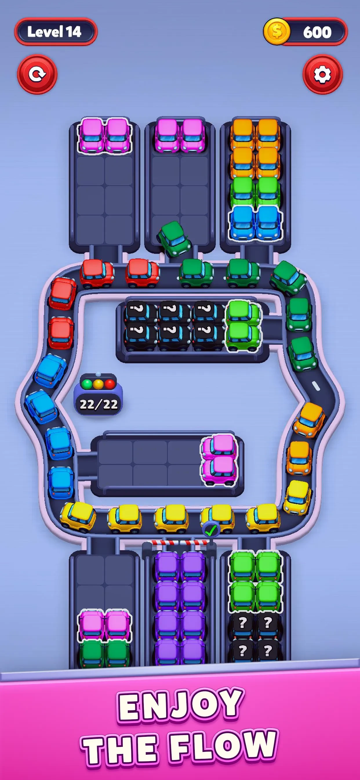 Car Sort: Color Puzzle app store screenshot 5 — Games (iOS)