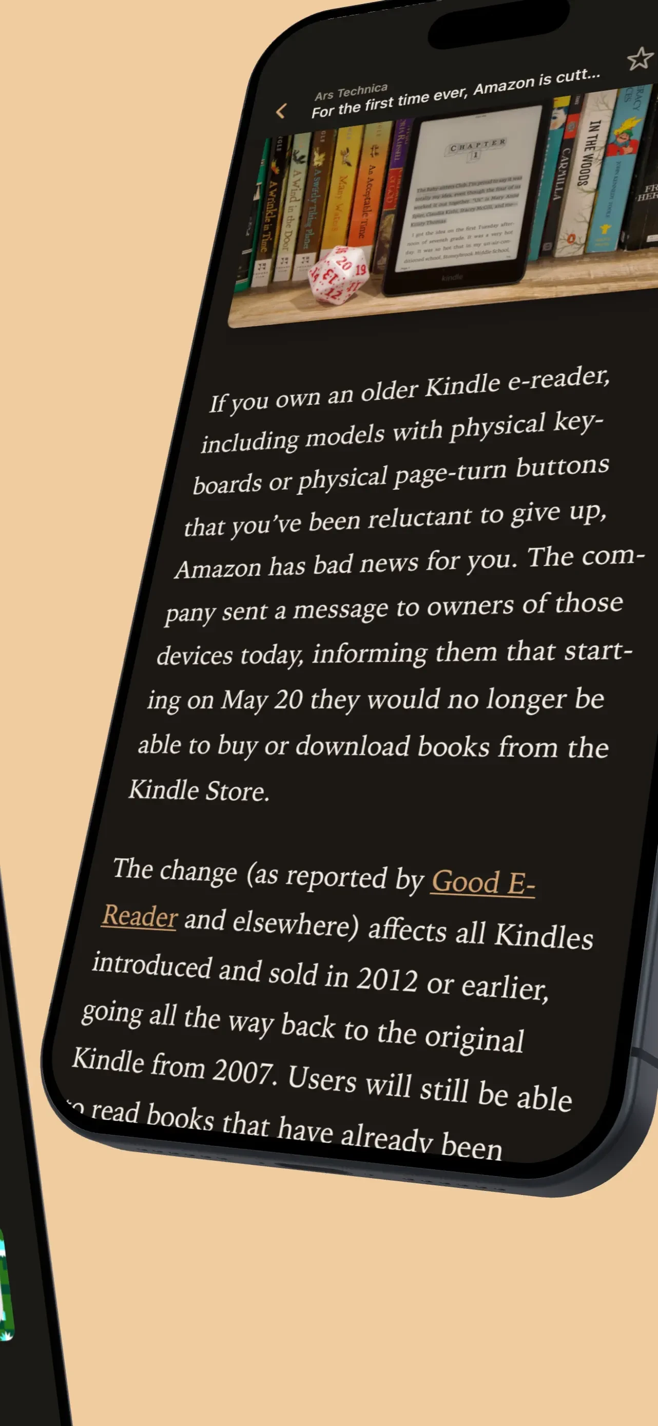 Current Reader app store screenshot 4 — News (iOS)