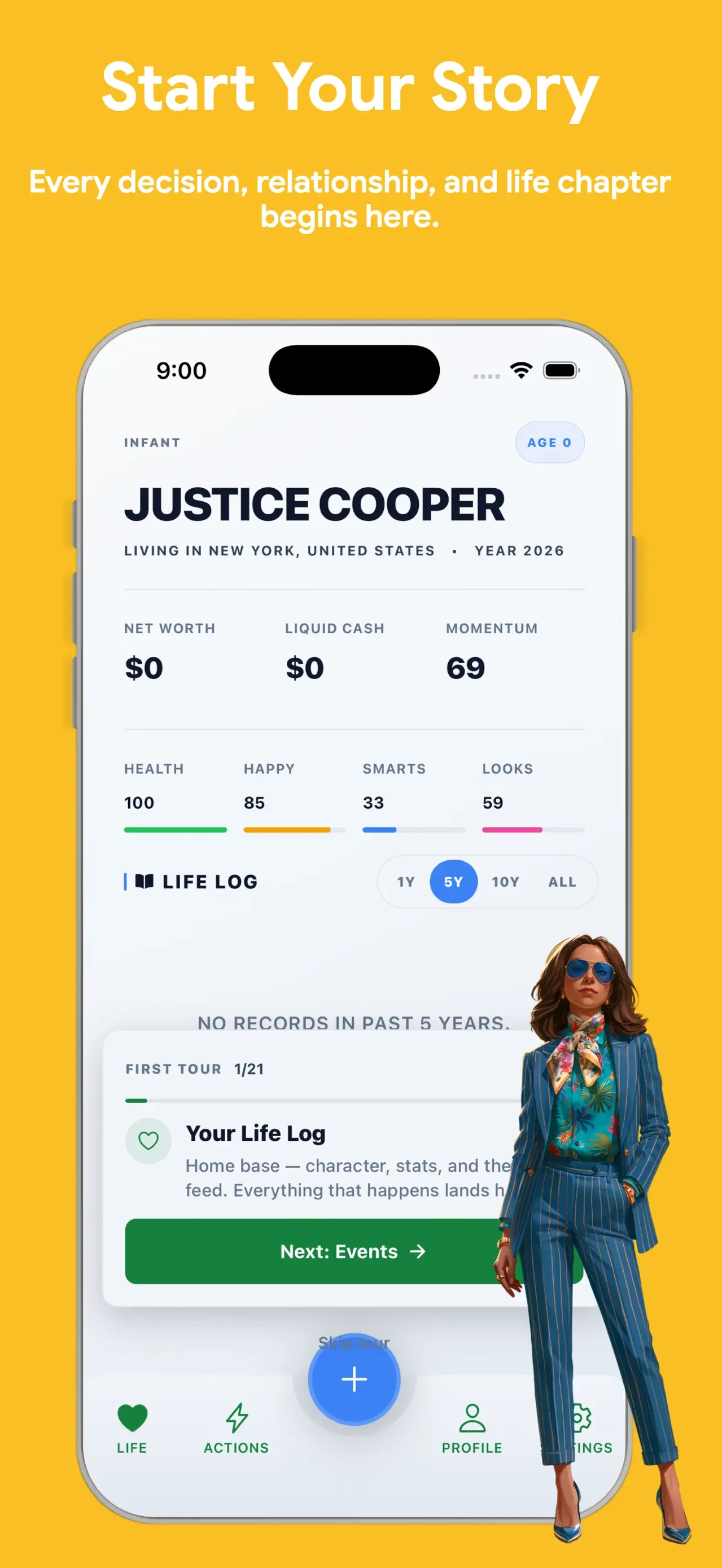chronalife app store screenshot 1 — Games (iOS)
