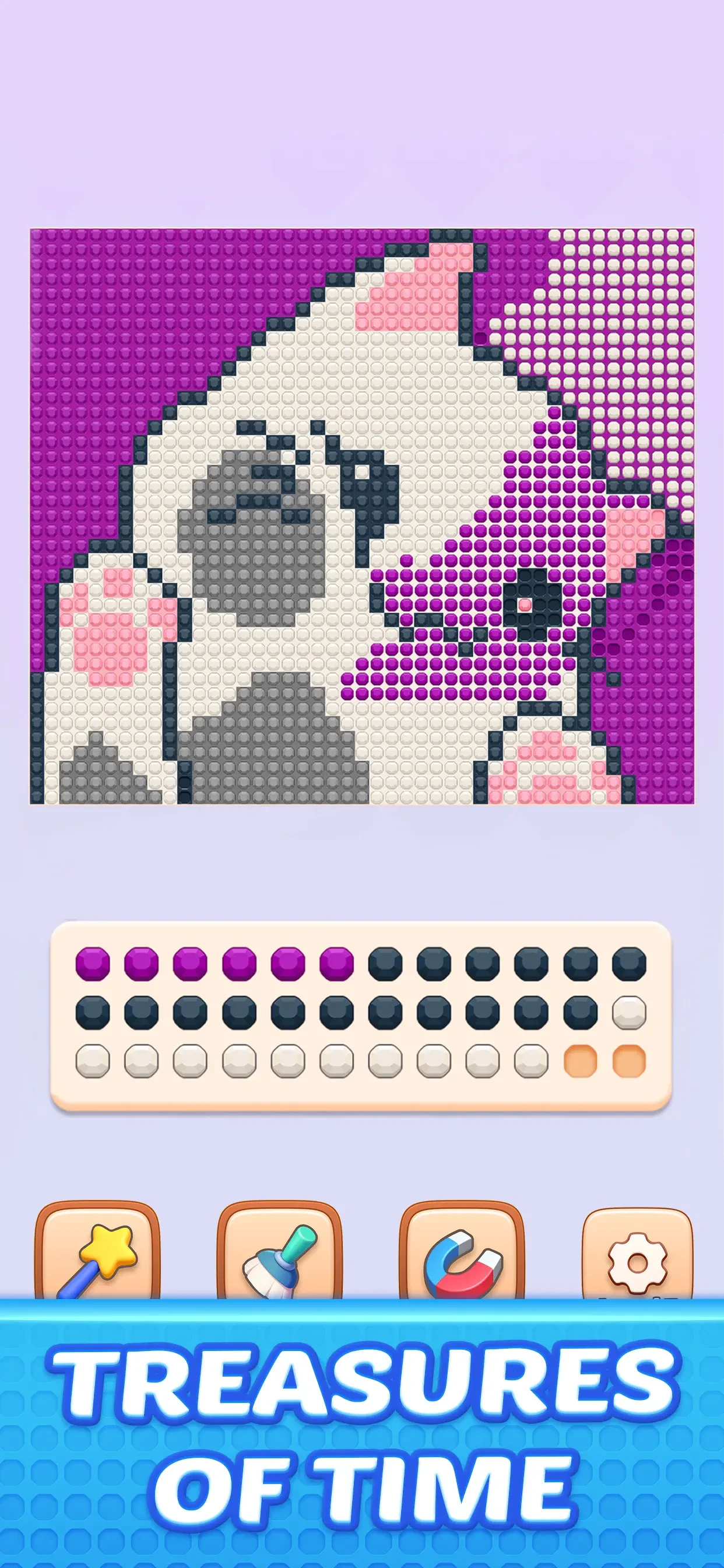 Jewel Coloring app store screenshot 1 — Games (iOS)