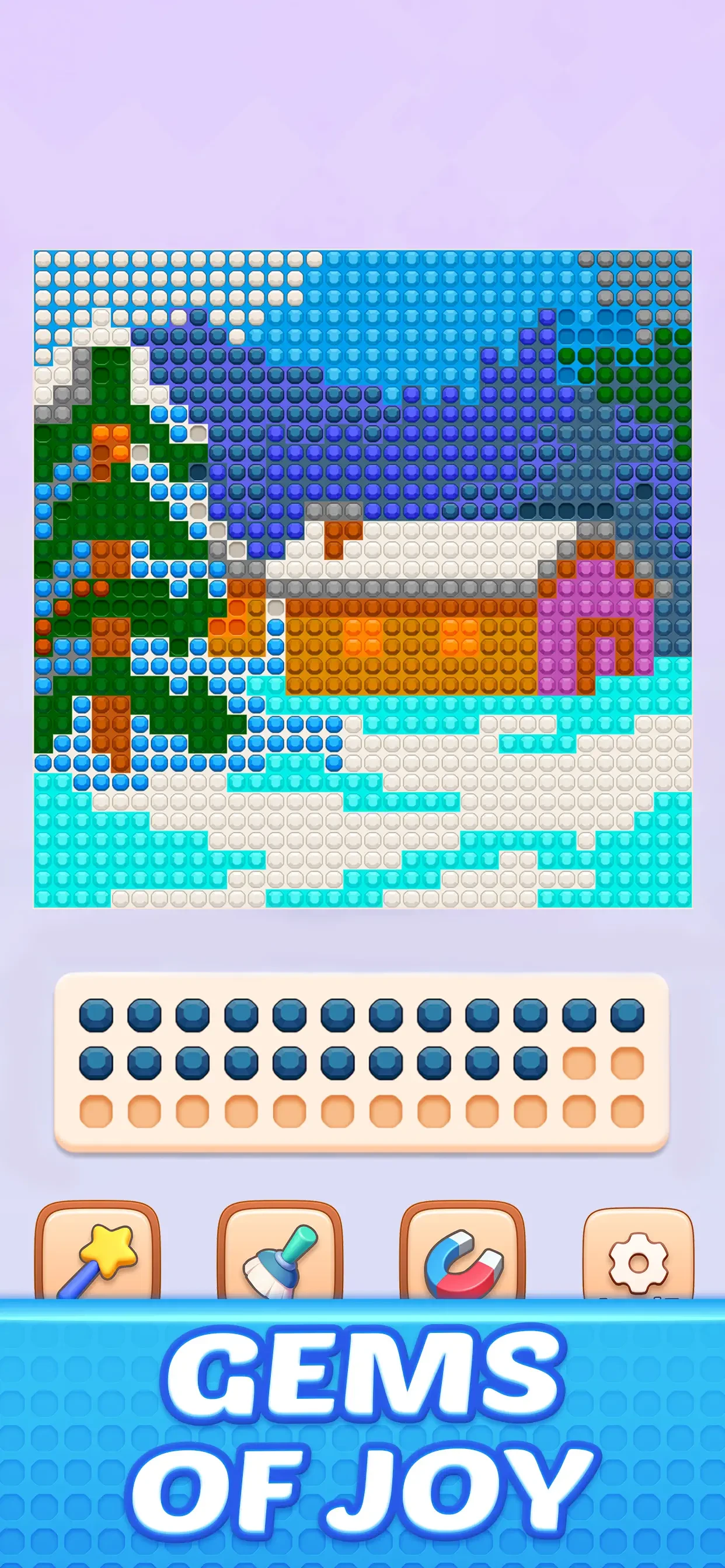 Jewel Coloring app store screenshot 5 — Games (iOS)