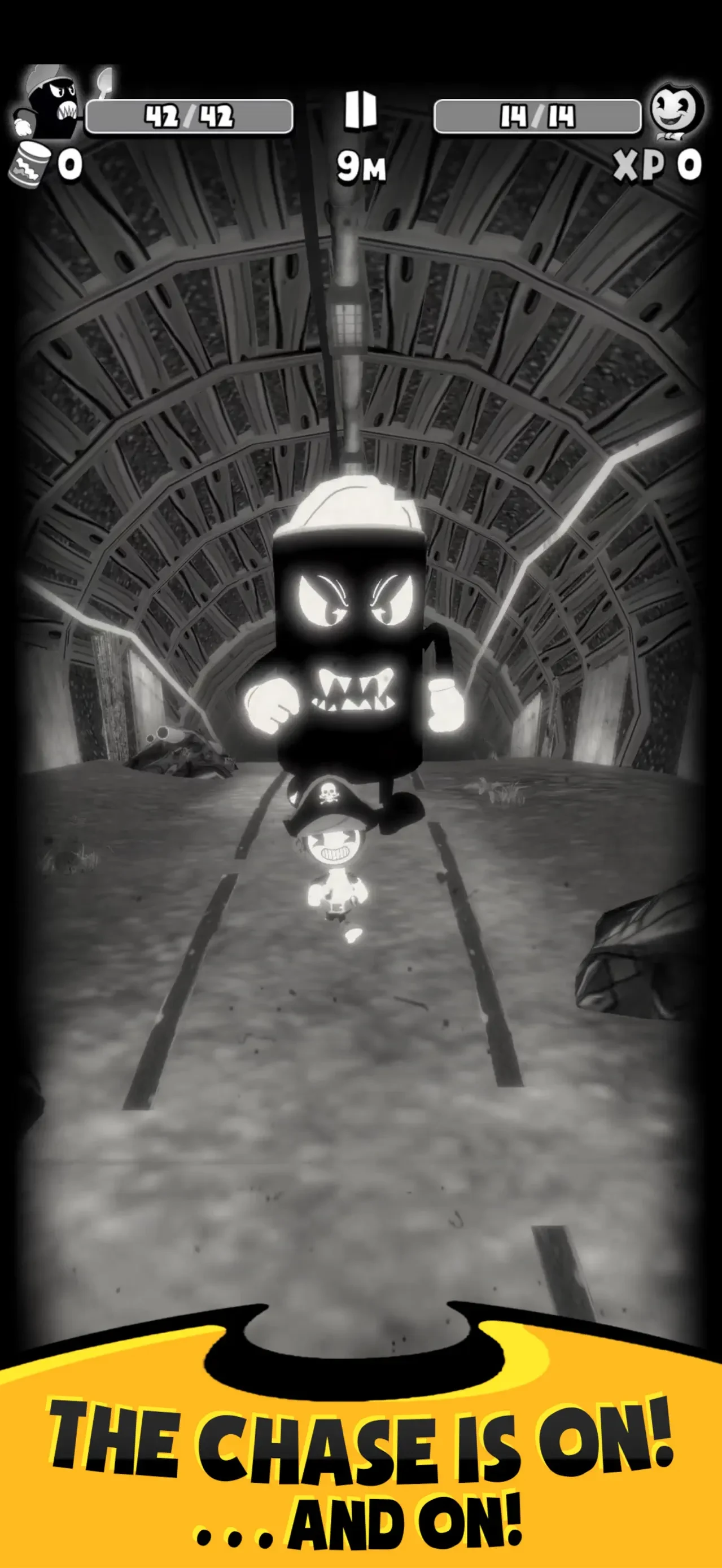 Bendy's Nightmare Run app store screenshot 2 — Games (iOS)