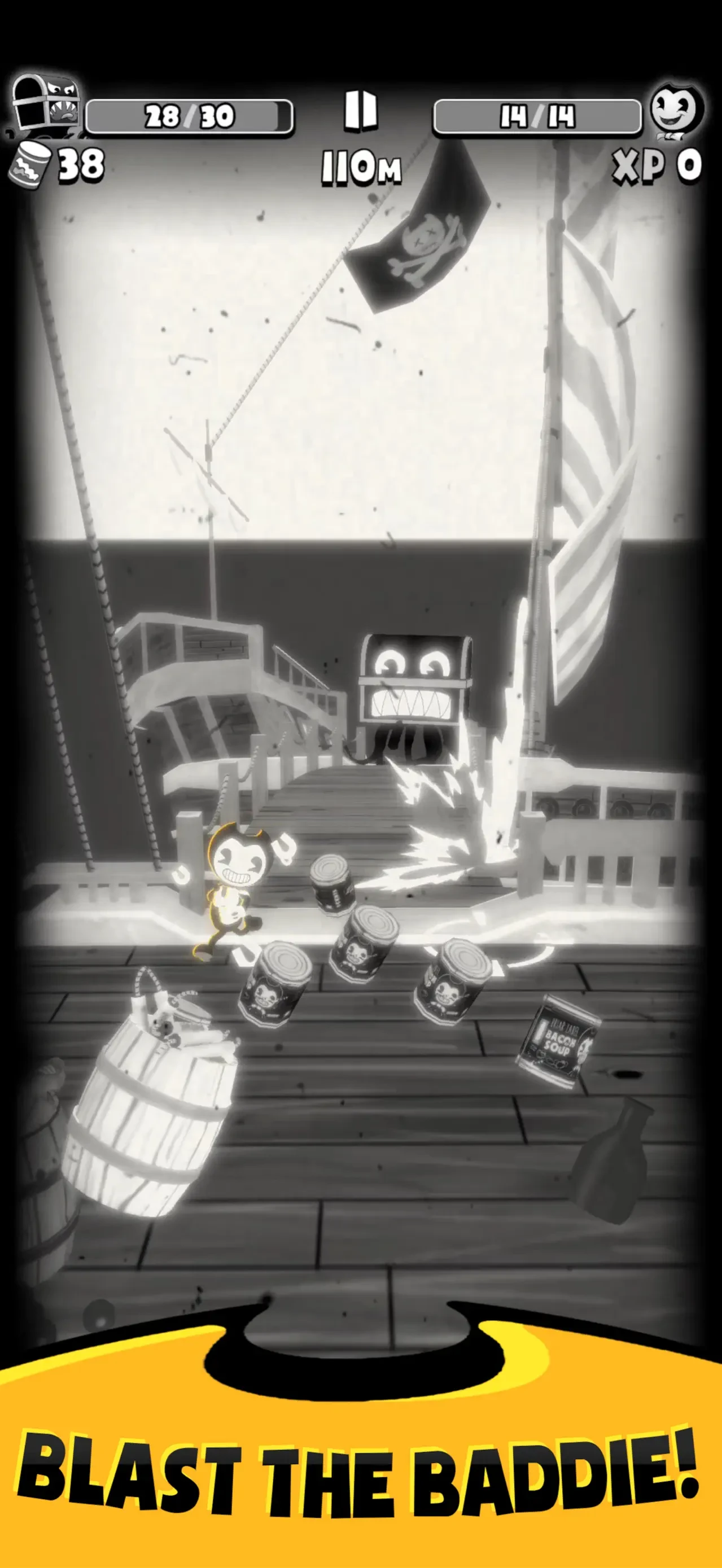 Bendy's Nightmare Run app store screenshot 4 — Games (iOS)