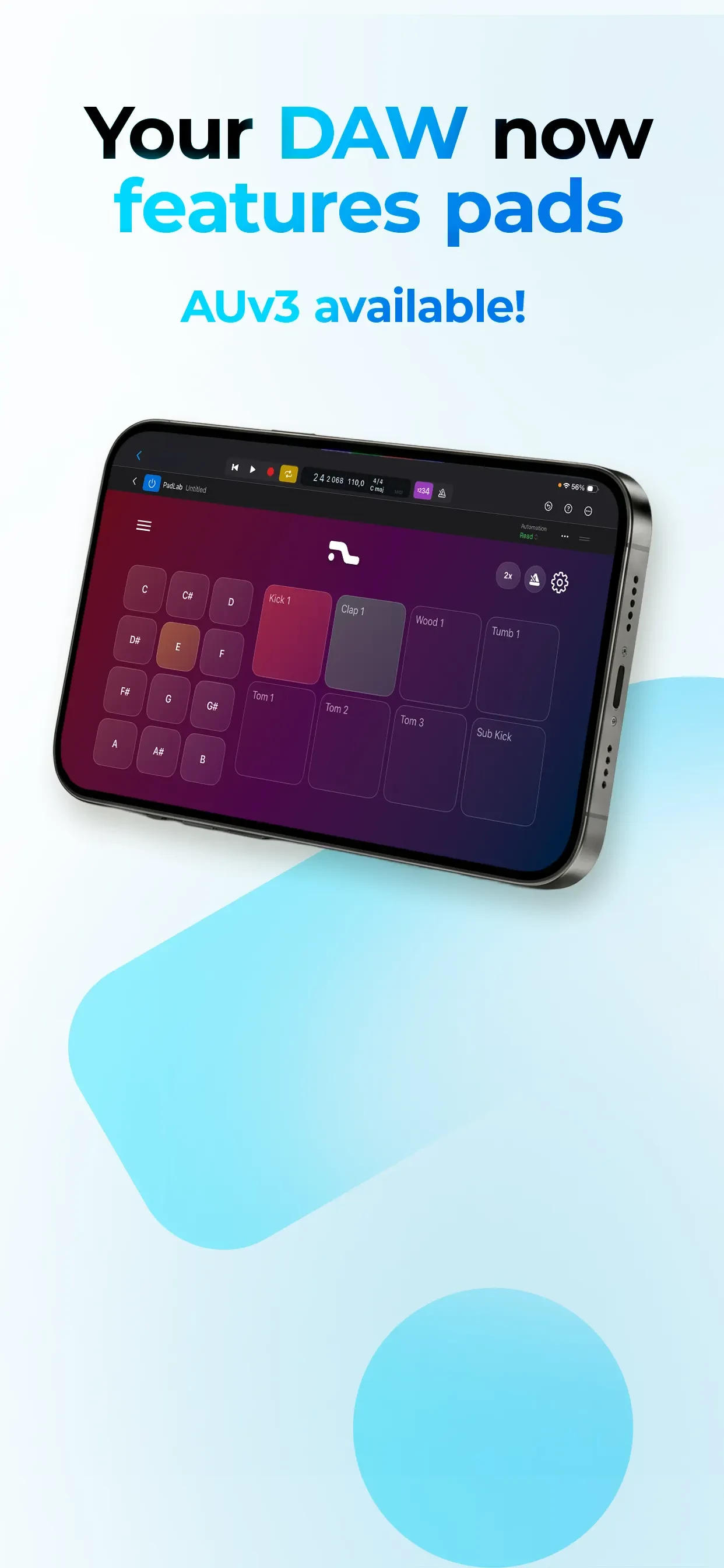 PadLab - Live Pads app store screenshot 1 — Music (iOS)