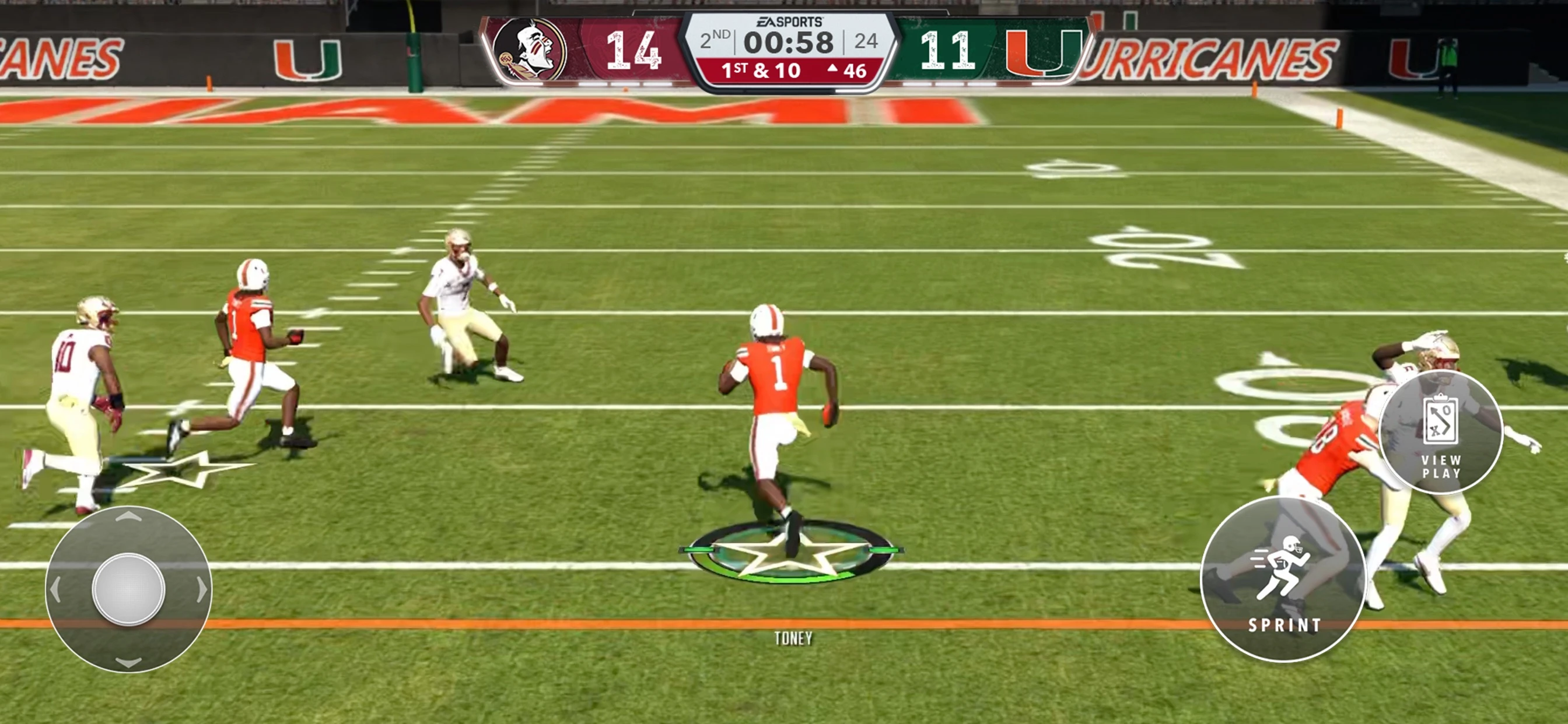 EA College Football Mobile 27 app store screenshot 1 — Games (iOS)