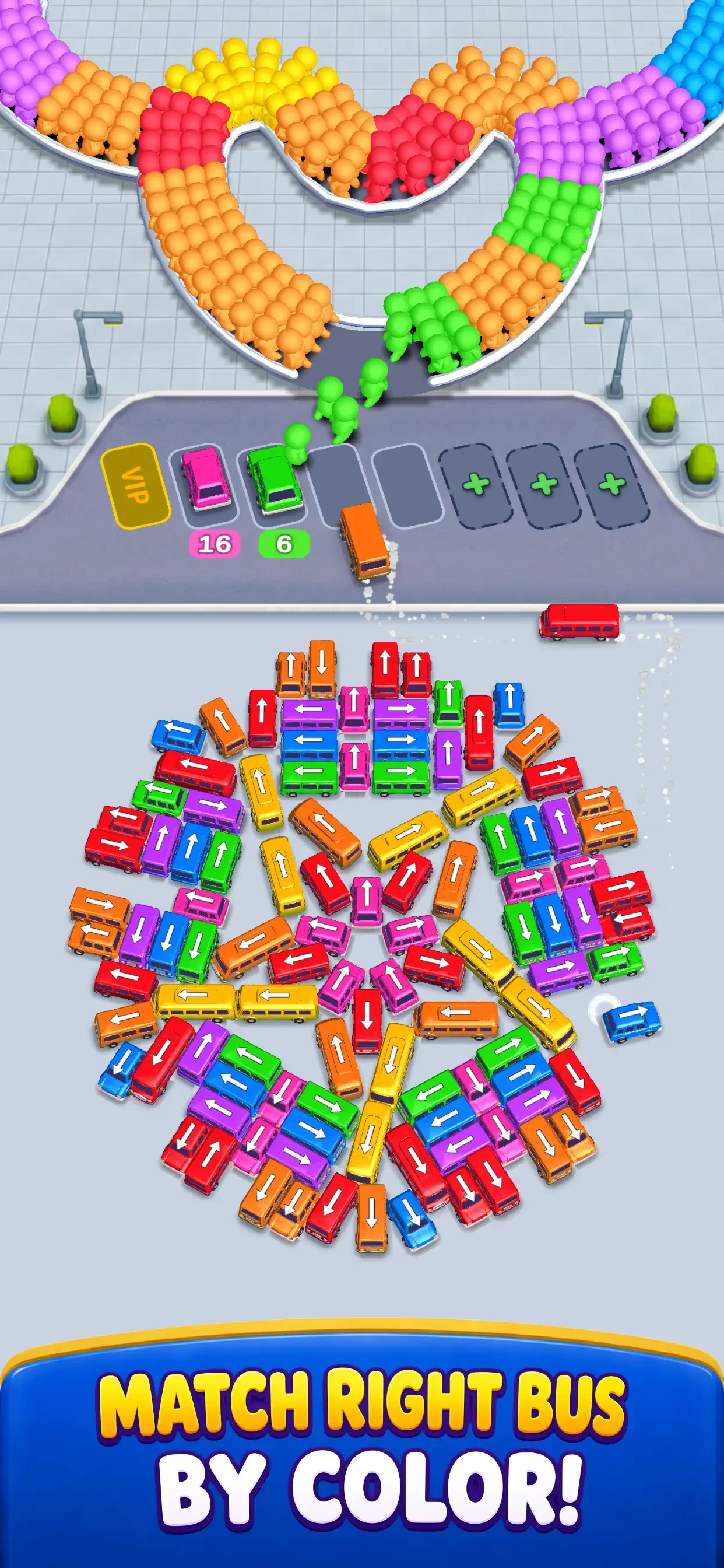 Bus Traffic Fever! app store screenshot 3 — Games (iOS)