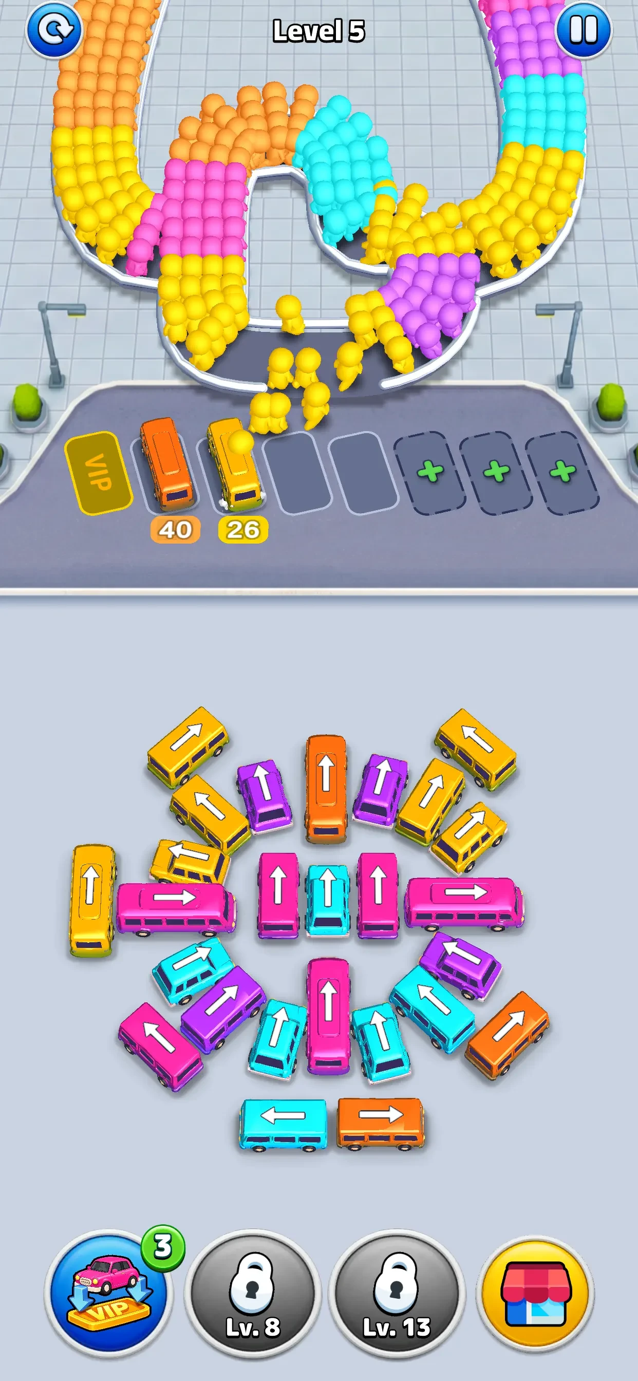 Bus Traffic Fever! app store screenshot 1 — Games (iOS)