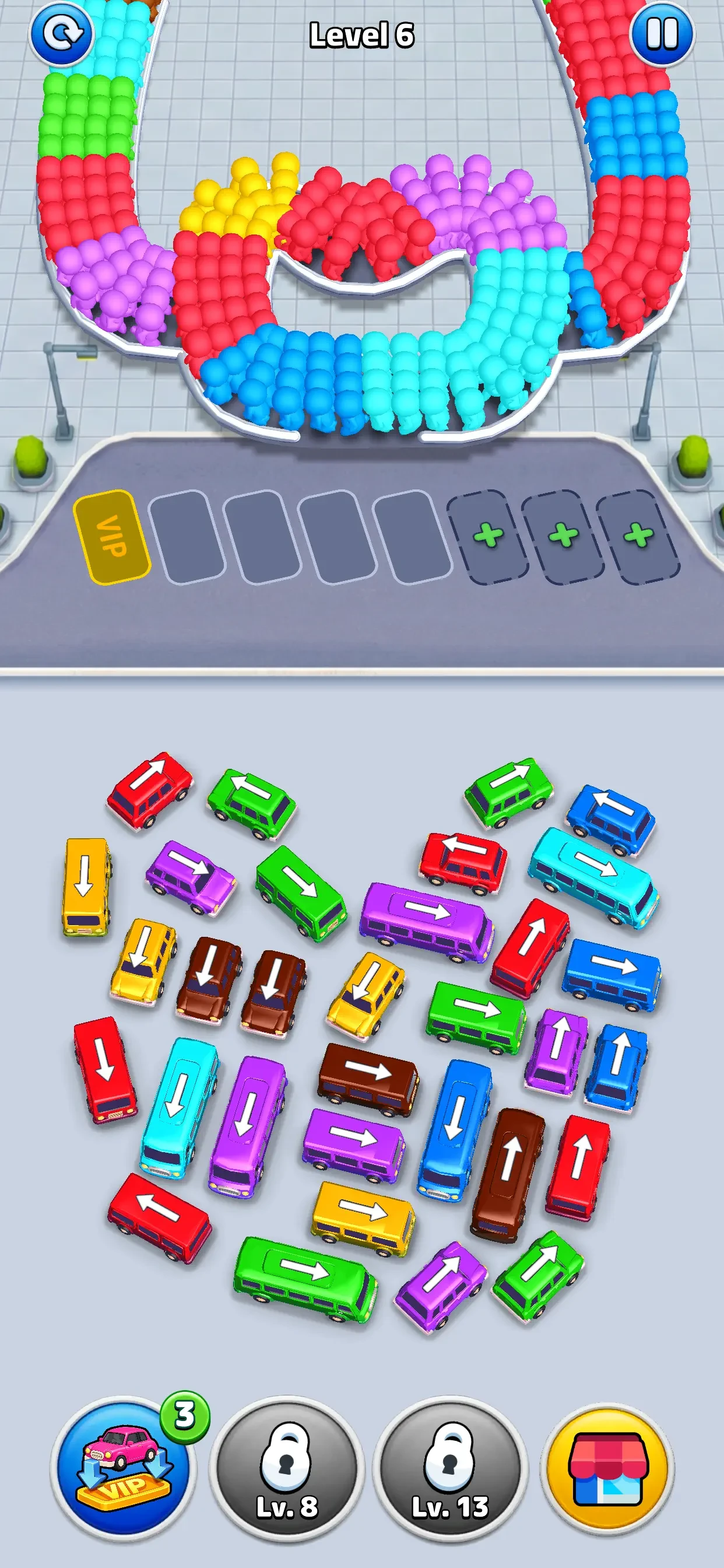 Bus Traffic Fever! app store screenshot 2 — Games (iOS)