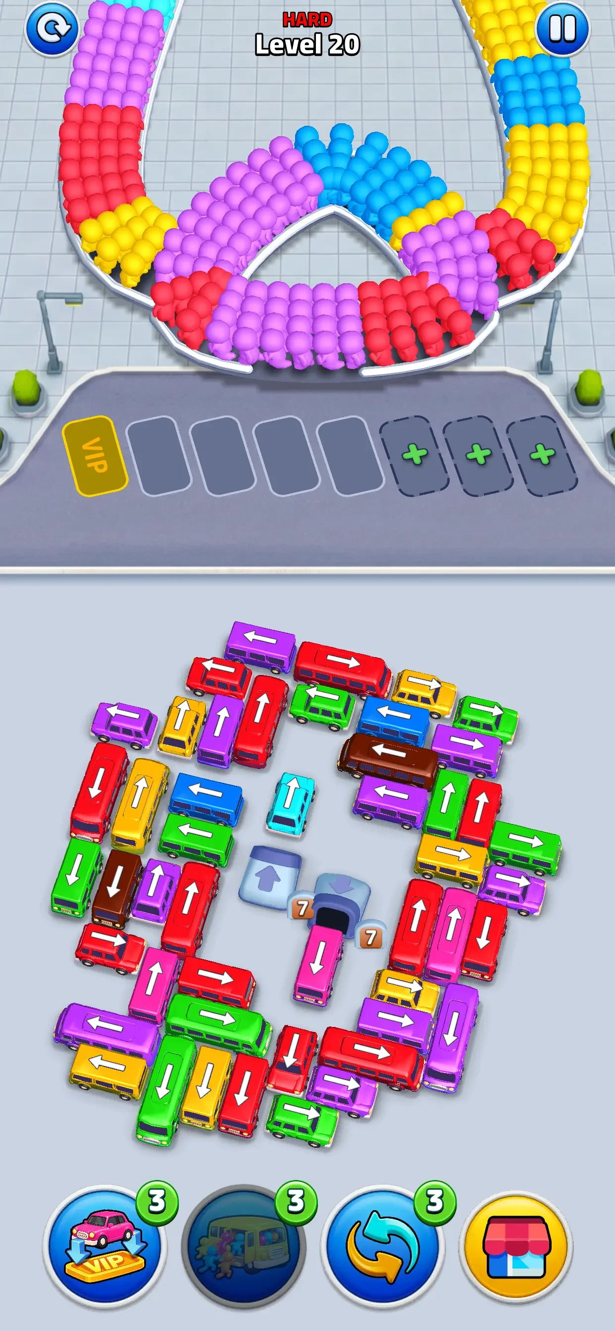 Bus Traffic Fever! app store screenshot 4 — Games (iOS)
