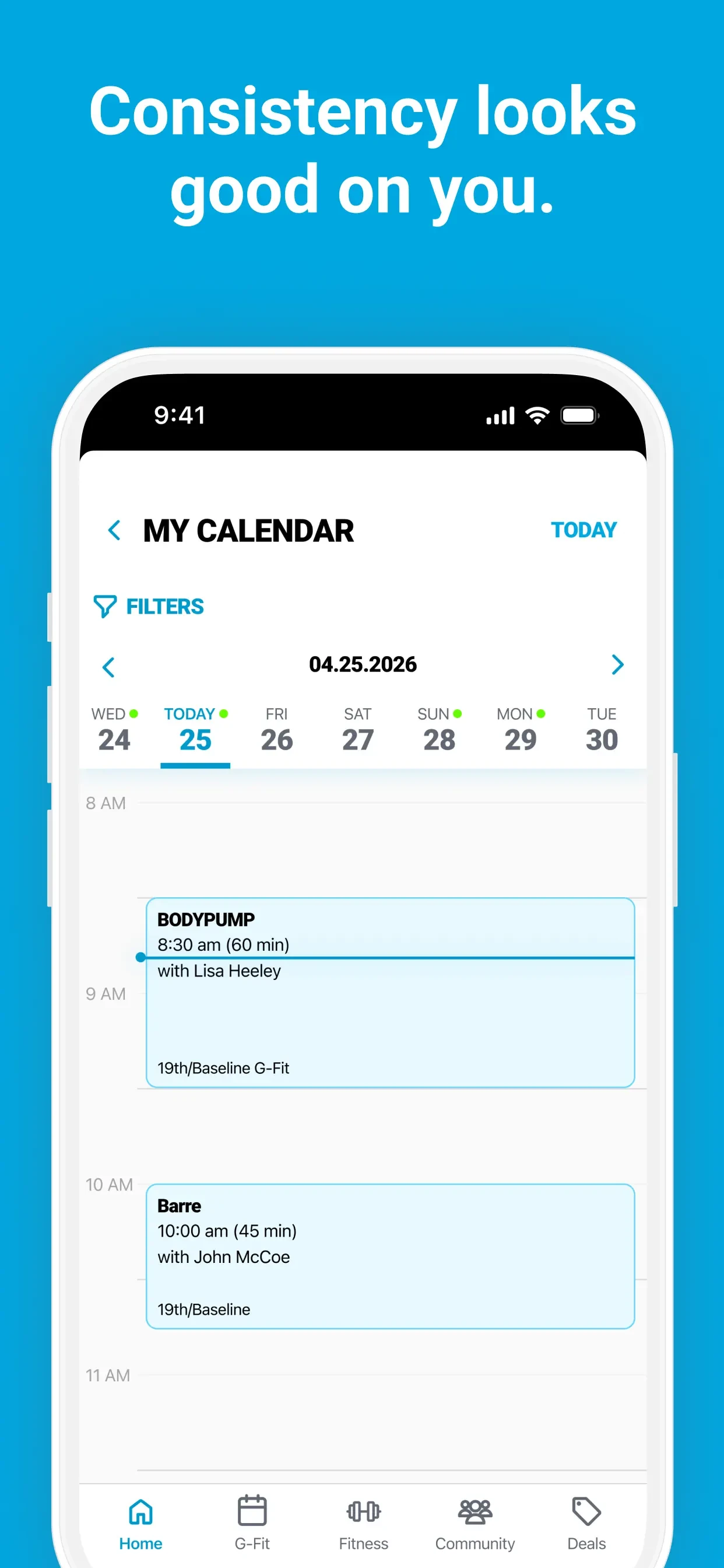 New EōS Fitness app store screenshot 4 — Unknown (iOS)