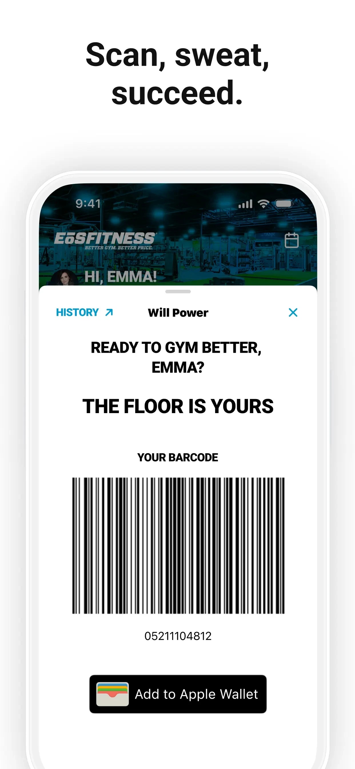 New EōS Fitness app store screenshot 5 — Unknown (iOS)