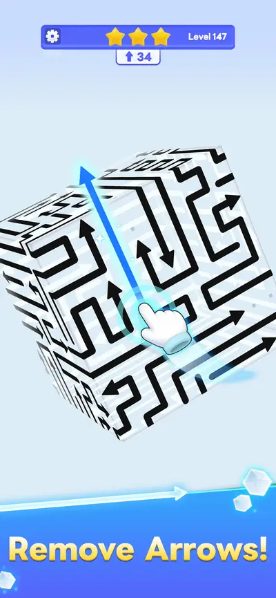 CubeAway - 3DPuzzle app store screenshot 1 — Games (iOS)