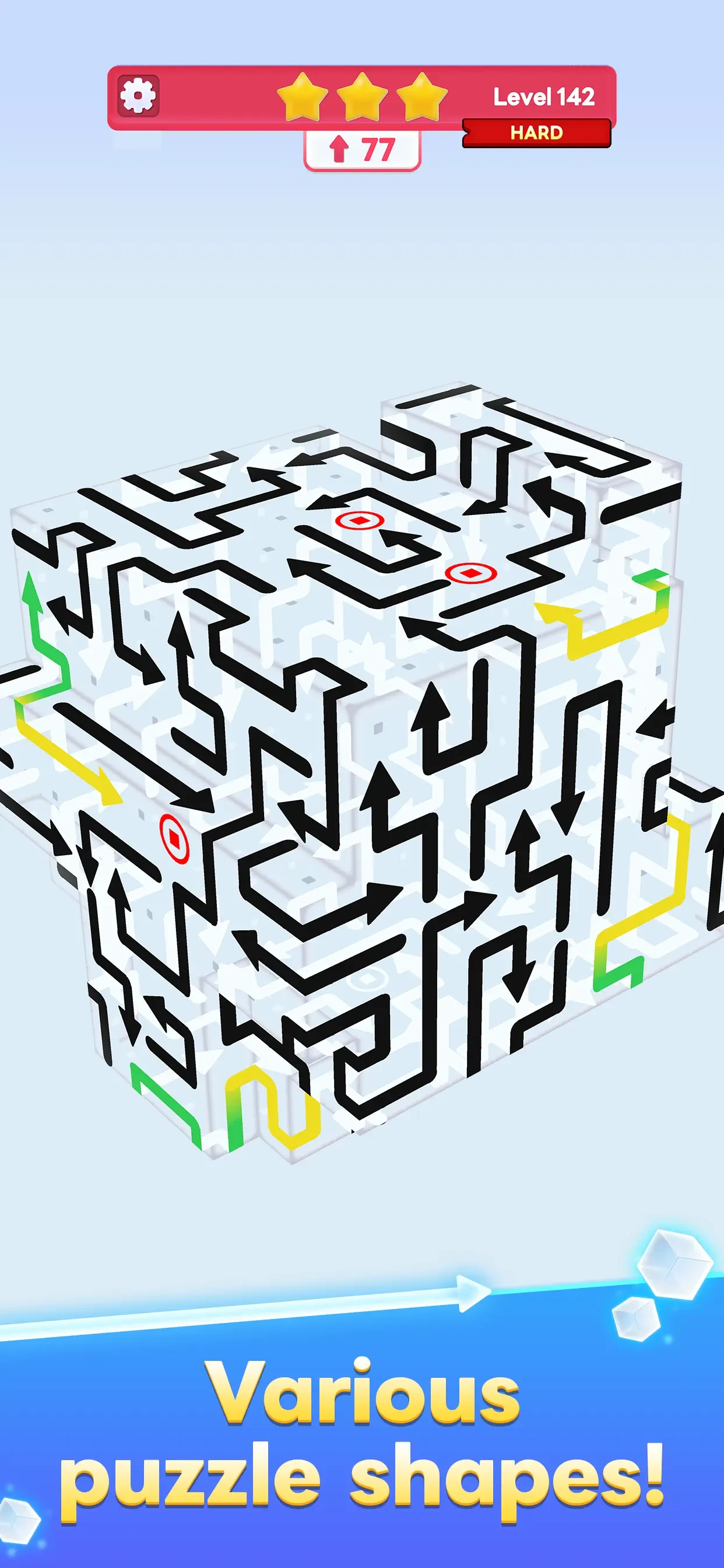 CubeAway - 3DPuzzle app store screenshot 4 — Games (iOS)