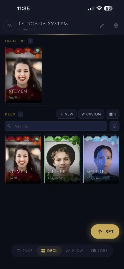 Ourcana app store screenshot 1 — Lifestyle (iOS)