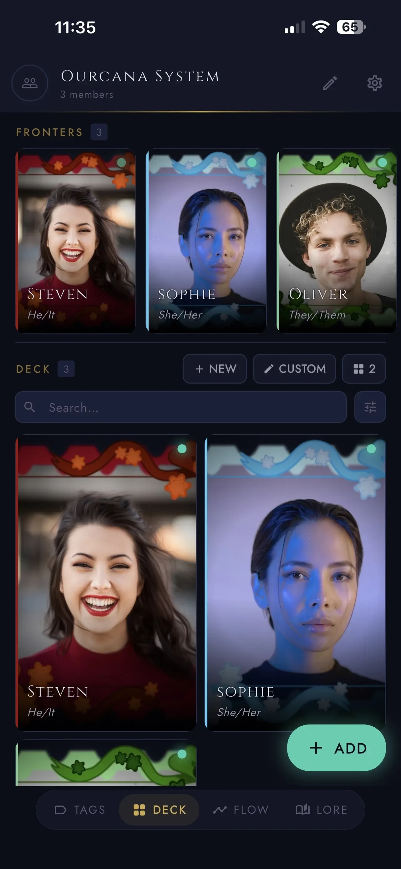Ourcana app store screenshot 2 — Lifestyle (iOS)