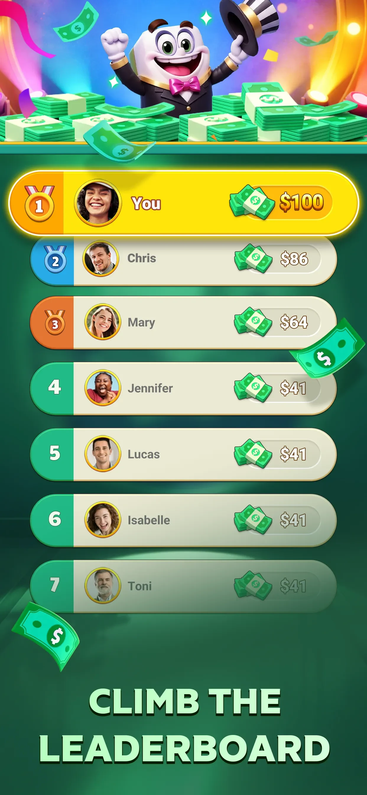 Mahjong Rumble: Win Real Cash app store screenshot 4 — Games (iOS)