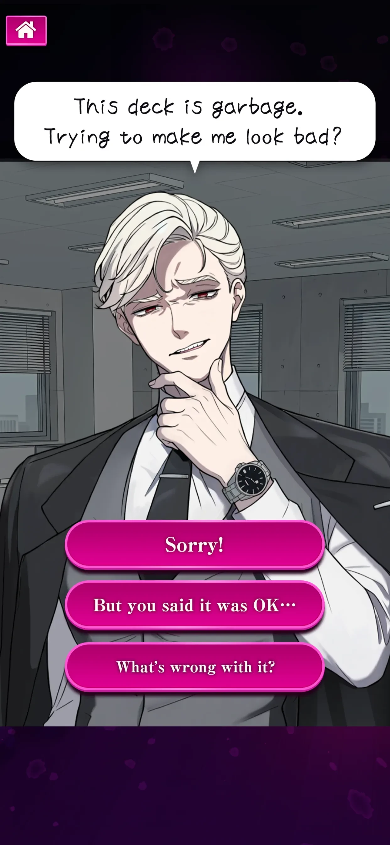 Toxic Love: Dark Boyfriends app store screenshot 4 — Games (iOS)