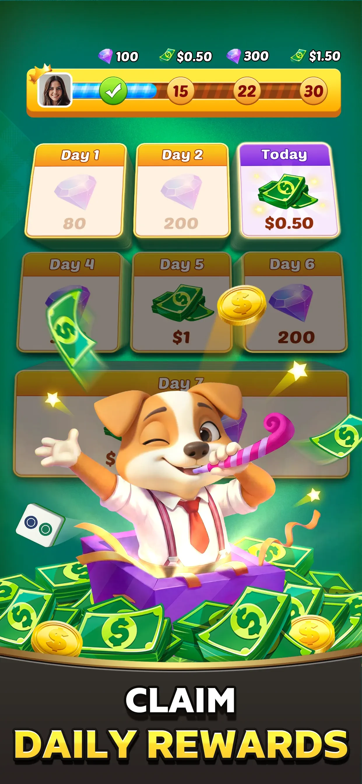 Mahjong Clash: Win Real Cash app store screenshot 5 — Games (iOS)