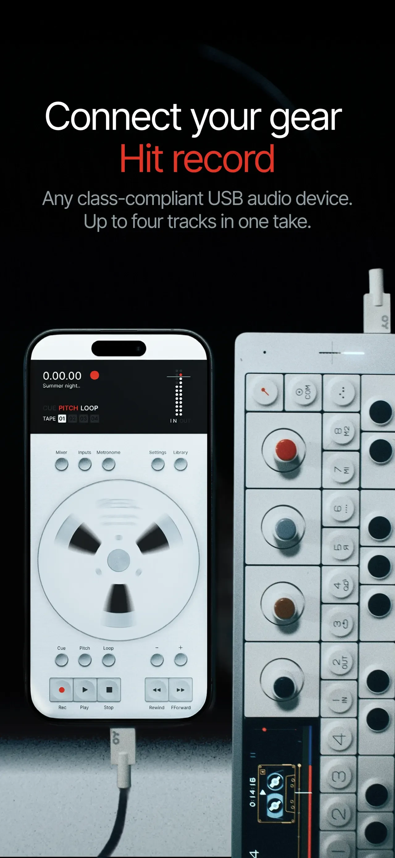 Reel: 4-Track Recorder app store screenshot 6 — Music (iOS)