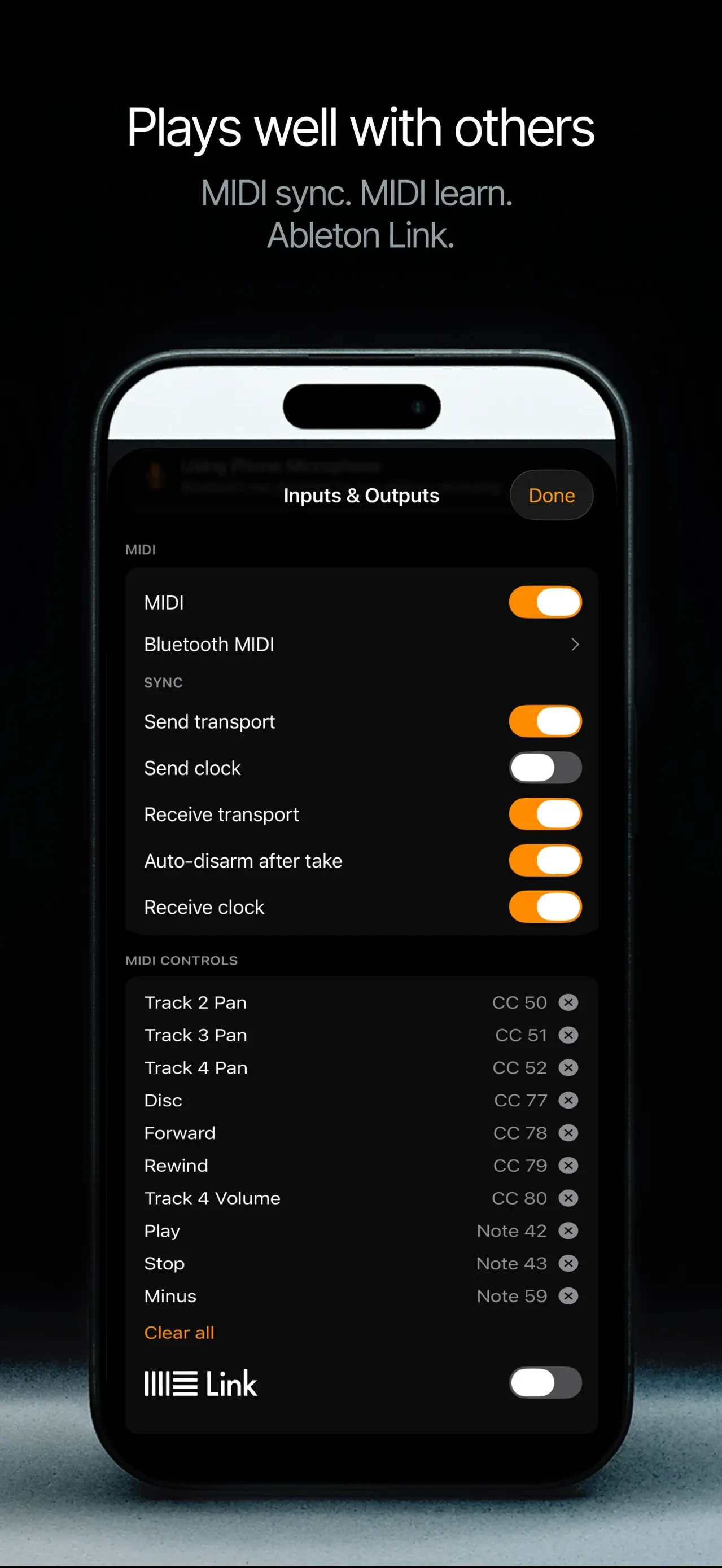 Reel: 4-Track Recorder app store screenshot 8 — Music (iOS)